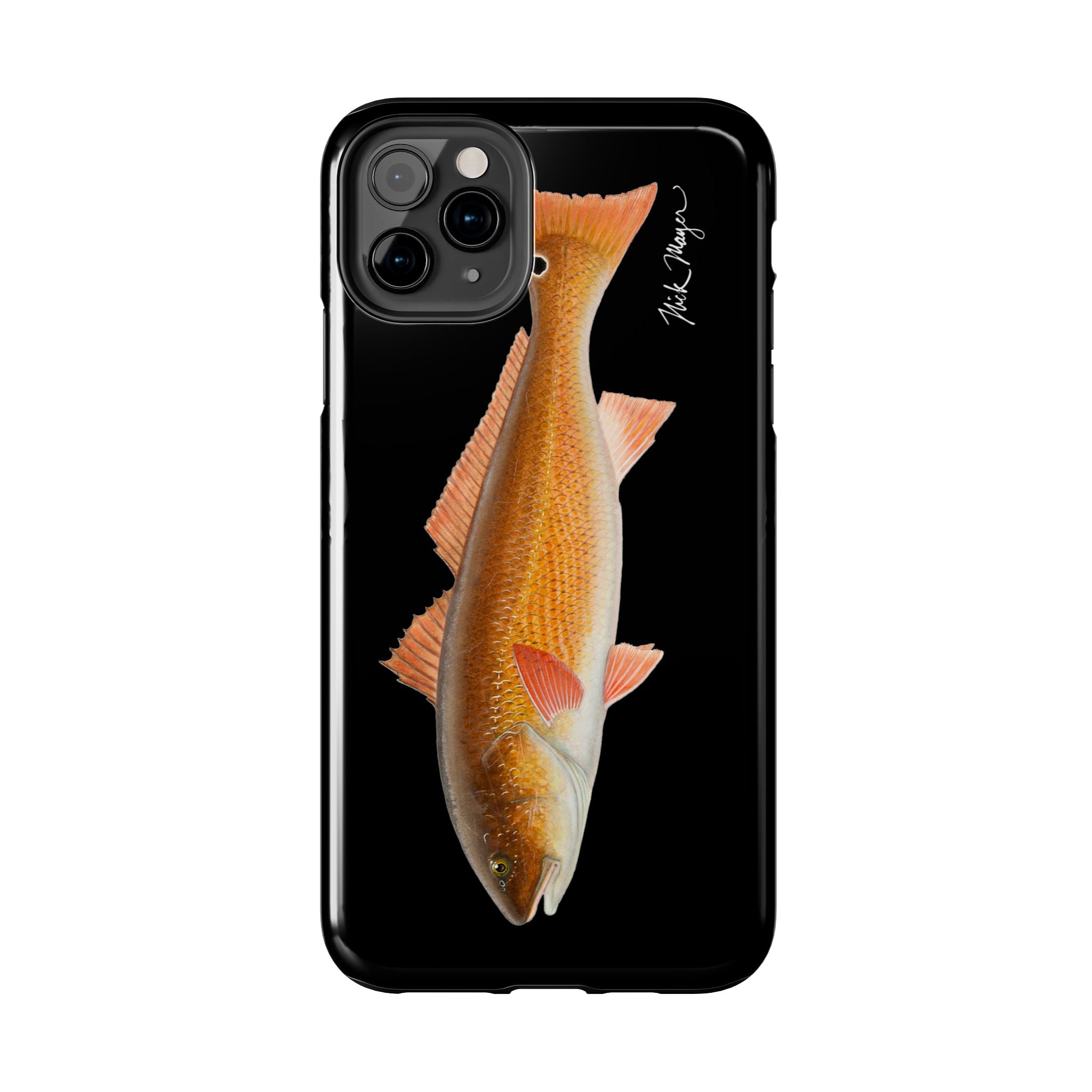 Redfish Black Phone Case (iPhone)