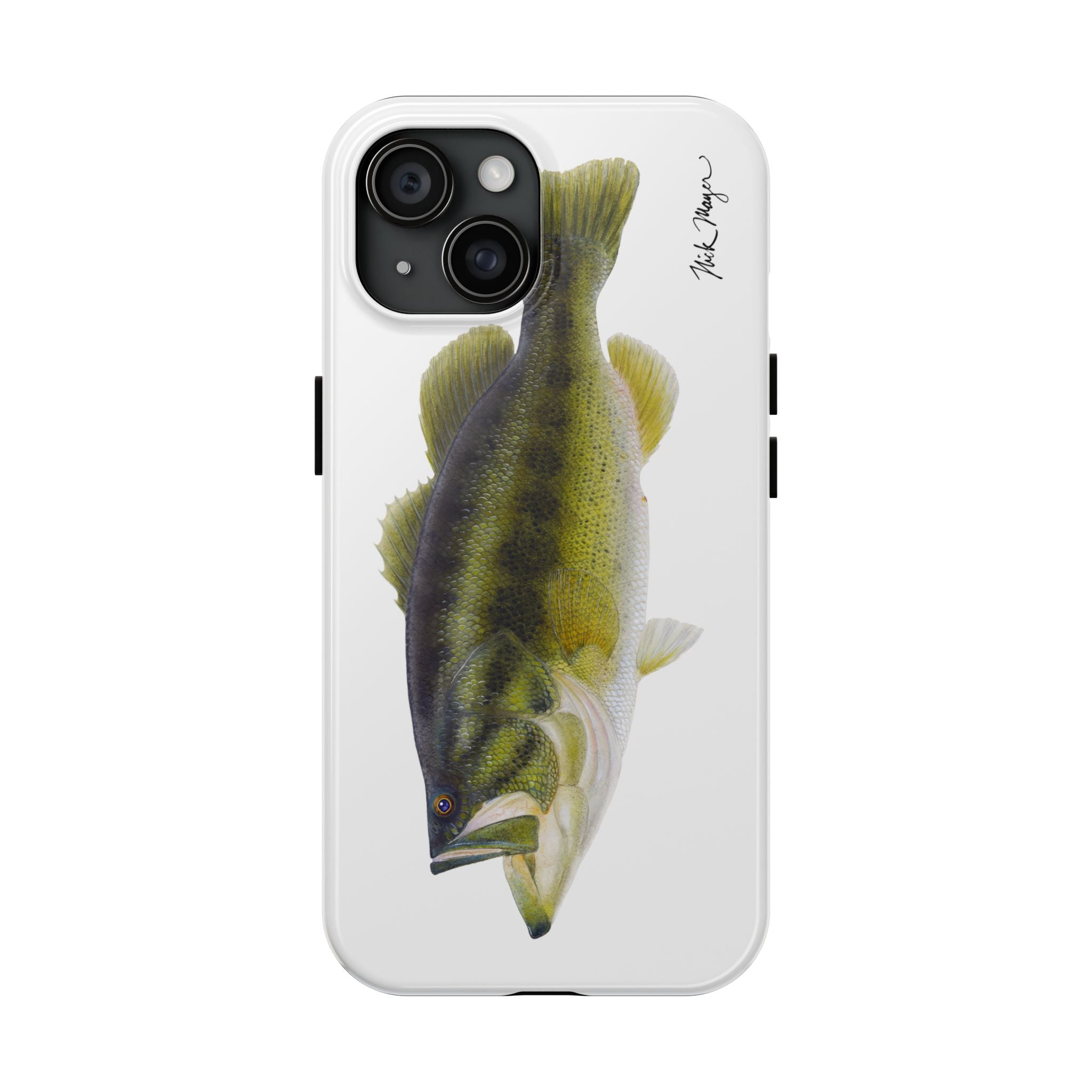 Largemouth Bass White Phone Case (iPhone)