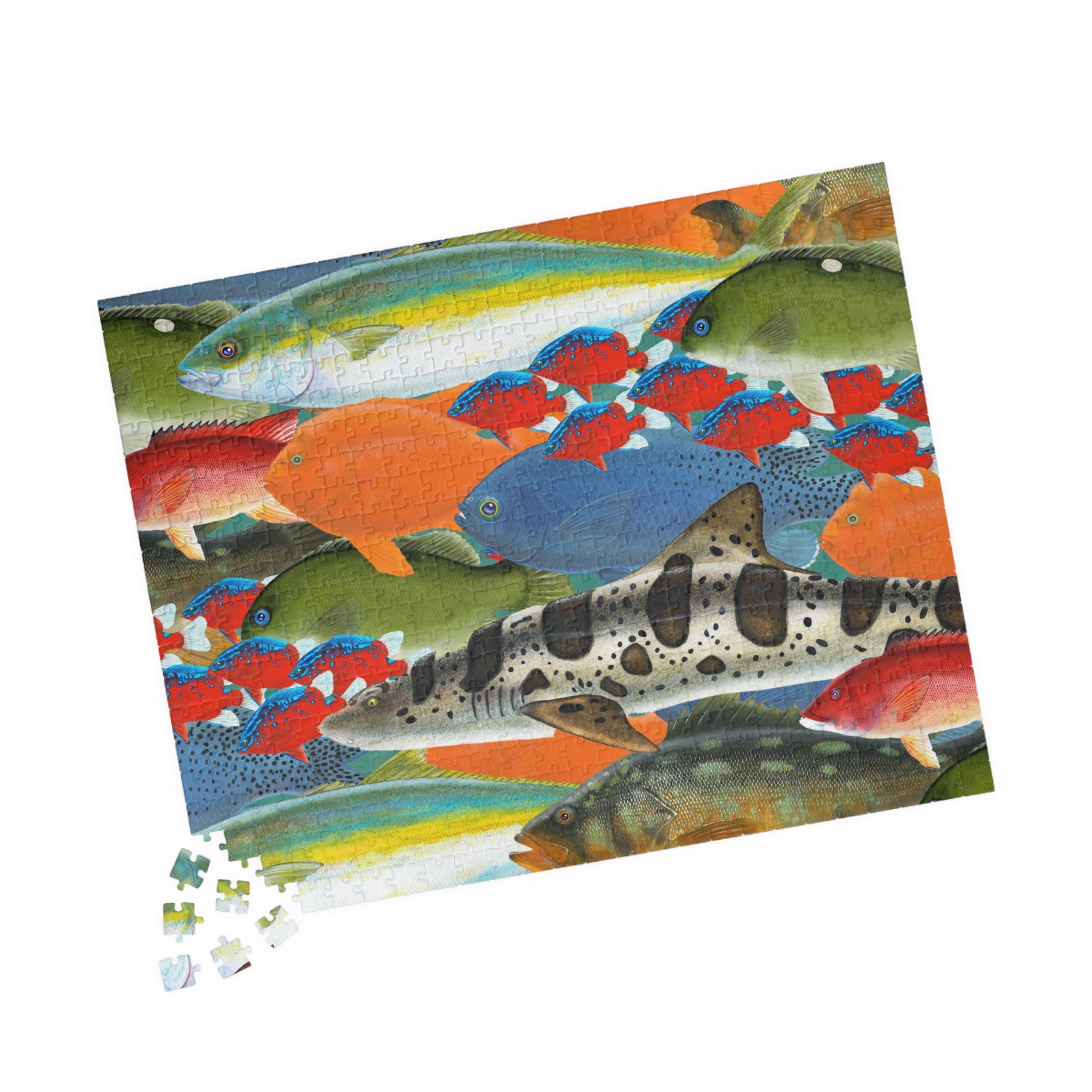 California Dive Fish Art Jigsaw Puzzle (110, 252, 520, 1014-piece)