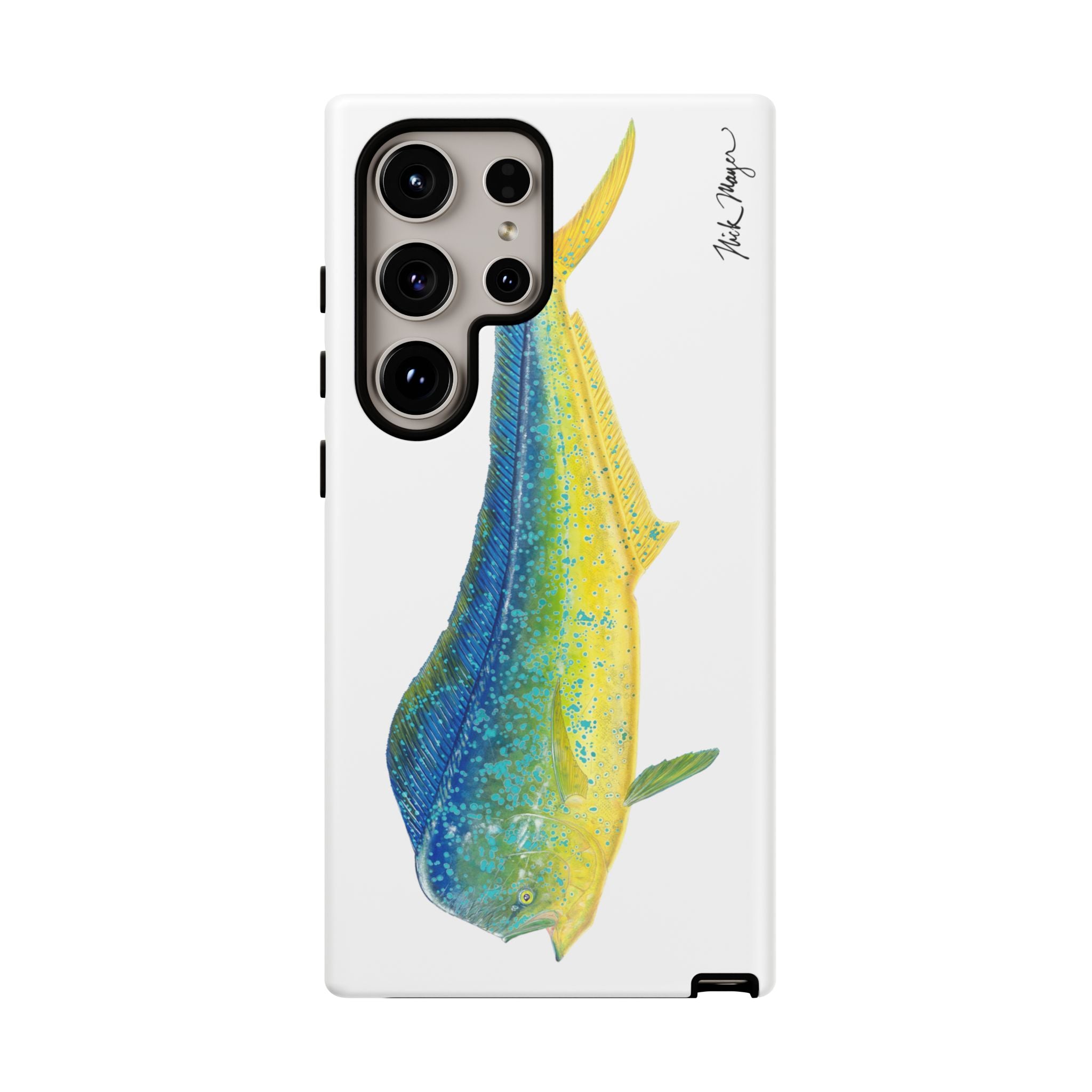 Bull Mahi White Phone Case (Samsung)