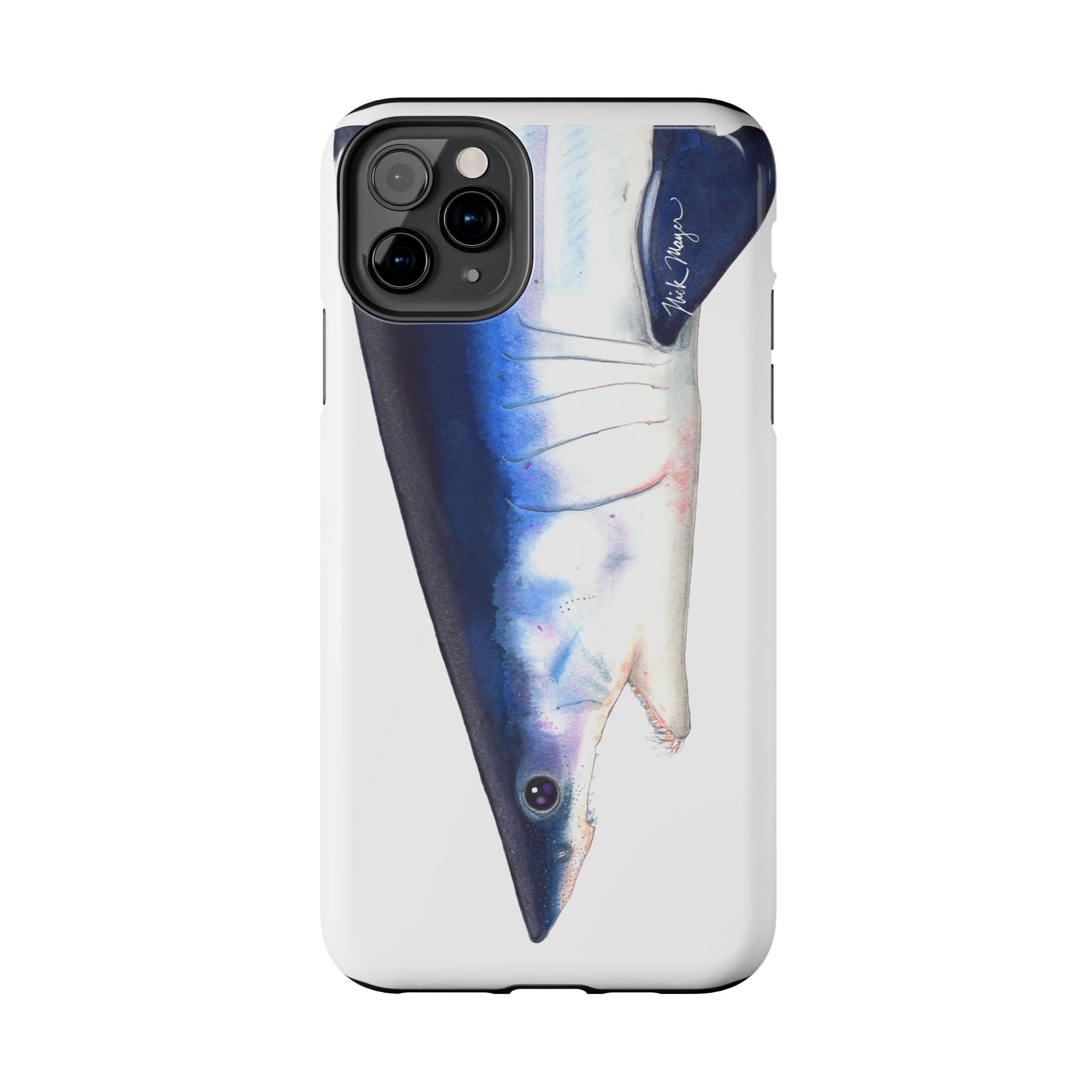 Mako Shark Face White Phone Case (iPhone)