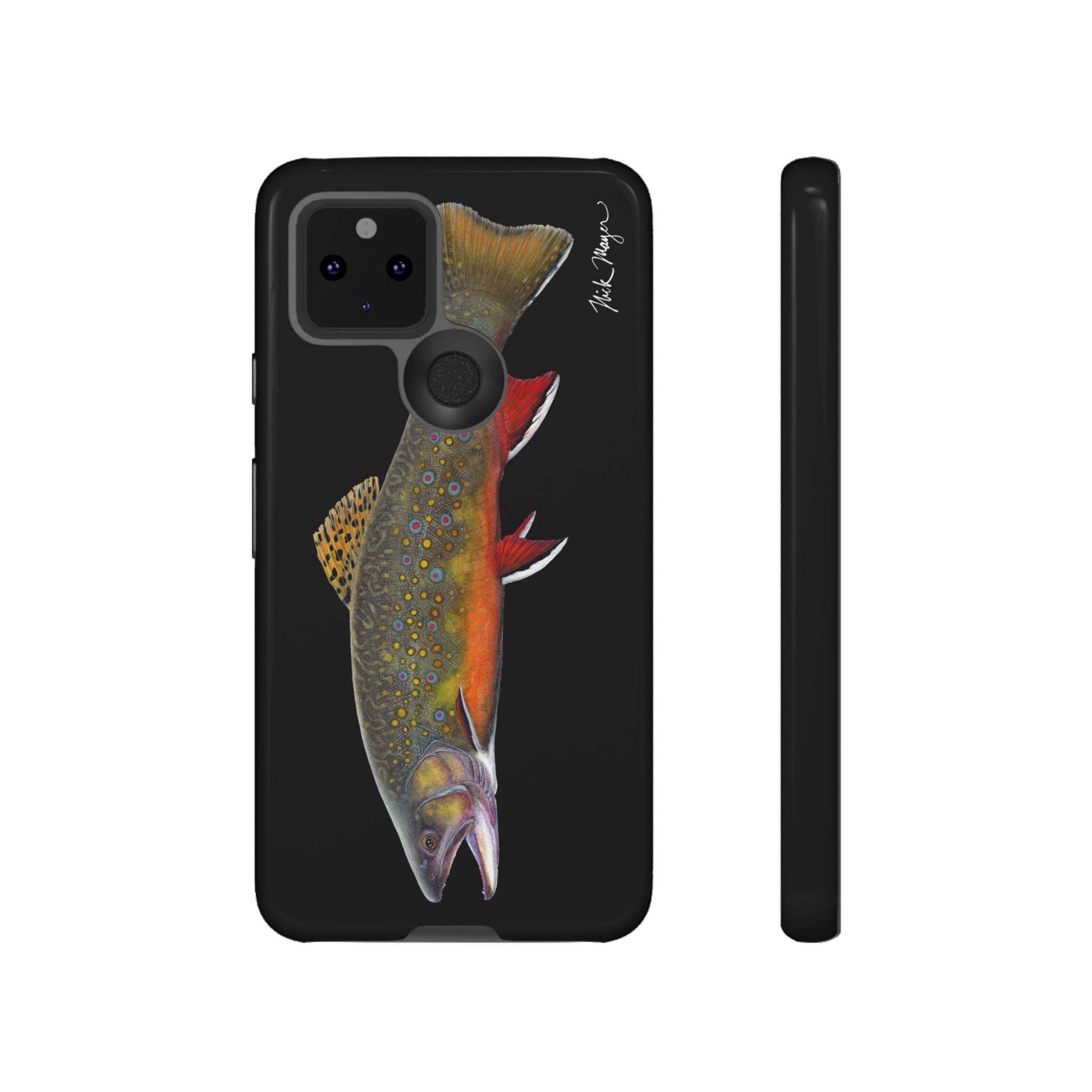 Brook Trout Black Phone Case (Samsung)