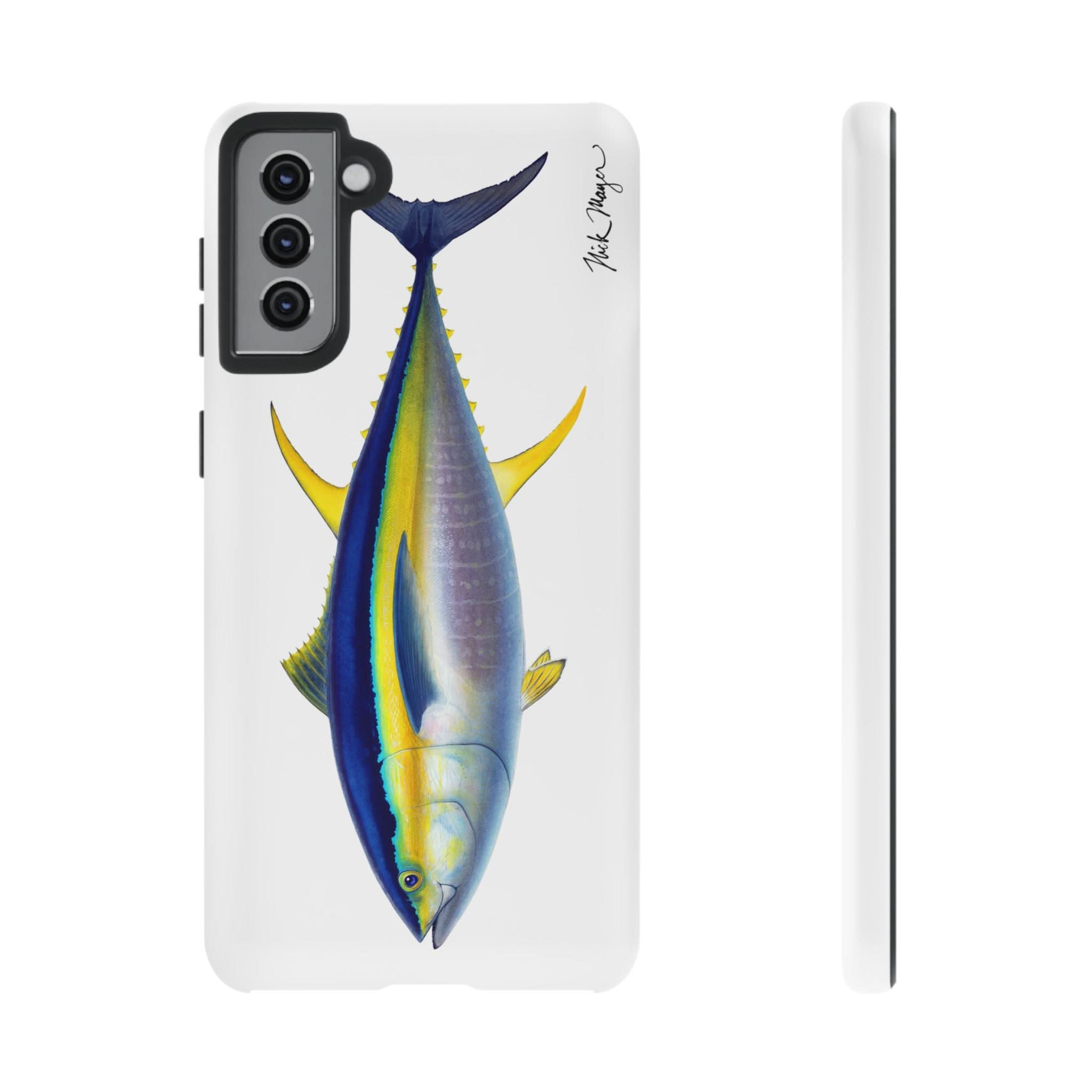 Yellowfin Tuna White Phone Case (Samsung)