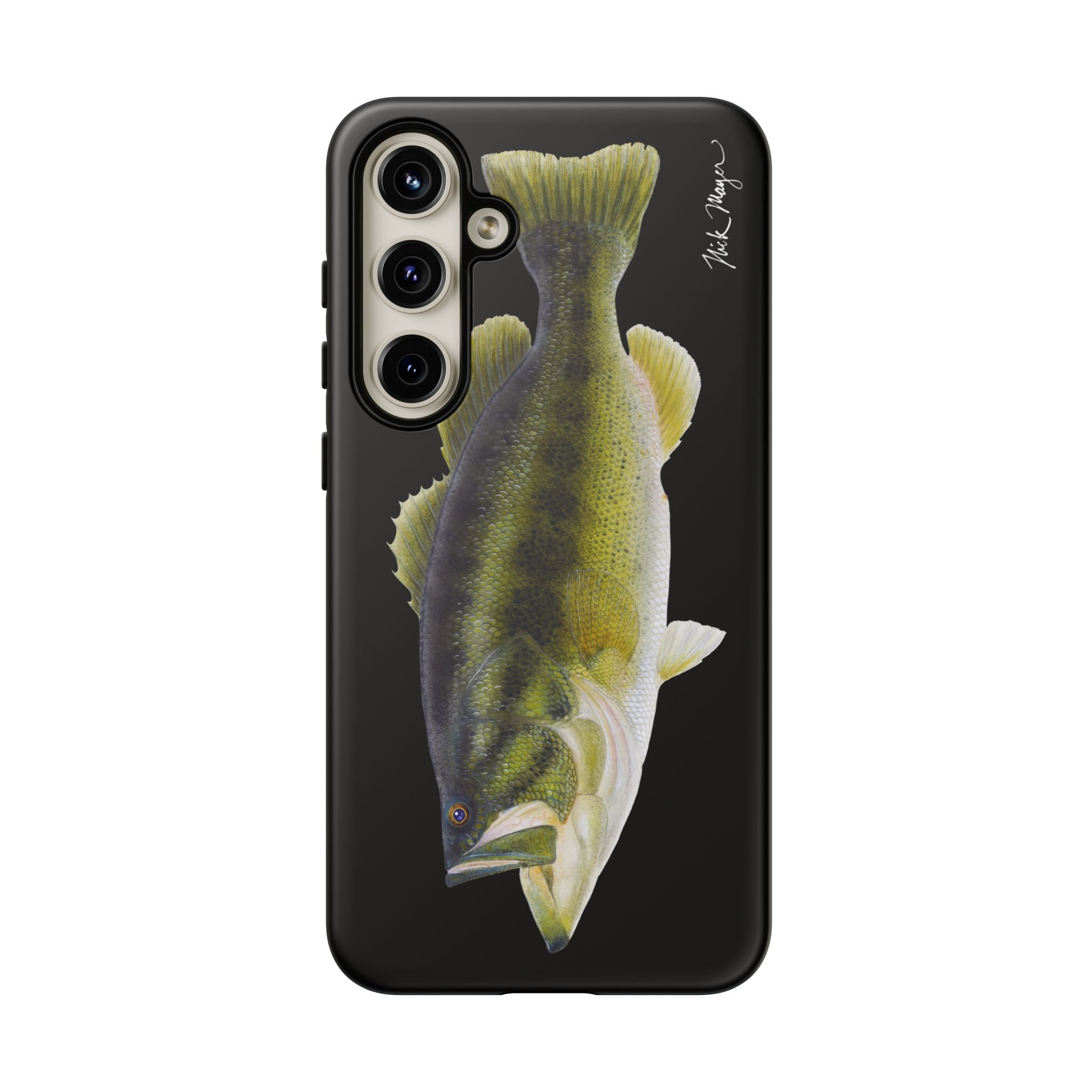 Largemouth Bass Black Phone Case (Samsung)