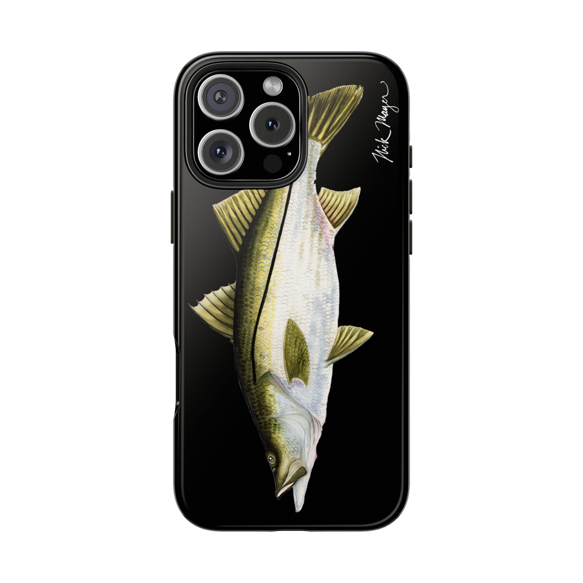 Snook Black Phone Case (iPhone)