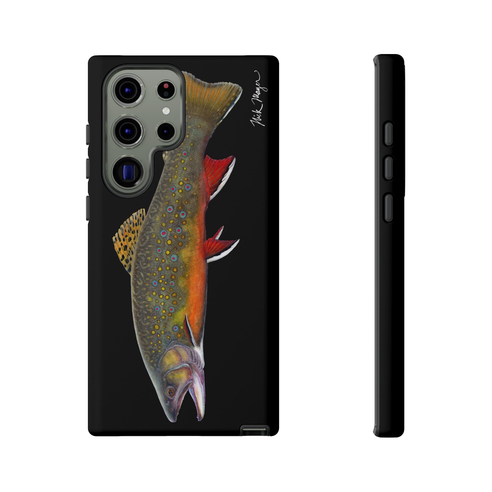 Brook Trout Black Phone Case (Samsung)