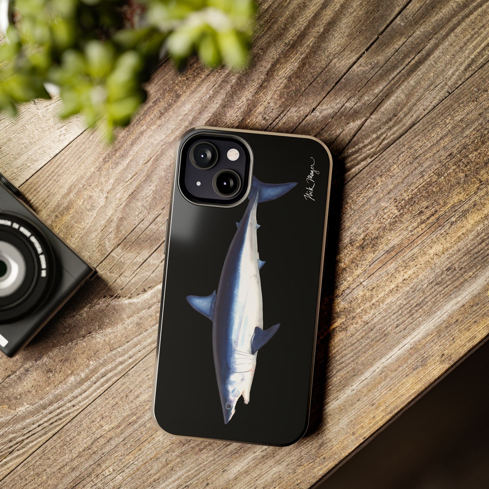 Mako Shark Black iPhone Case