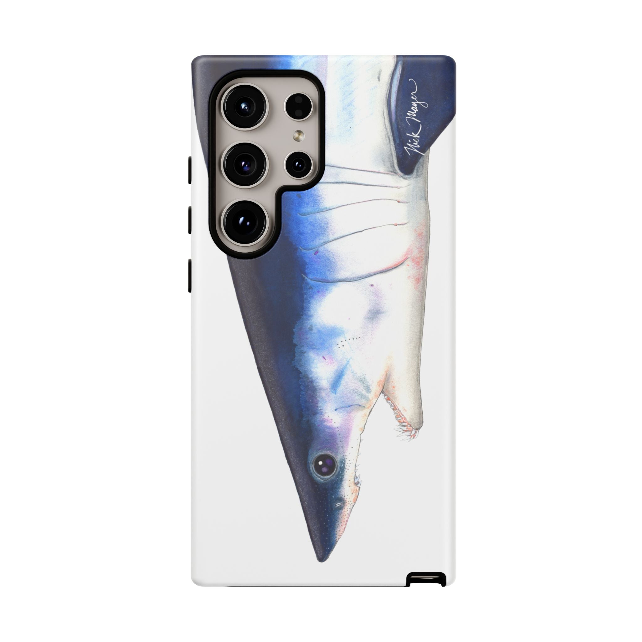 Mako Shark Face White Phone Case (Samsung)