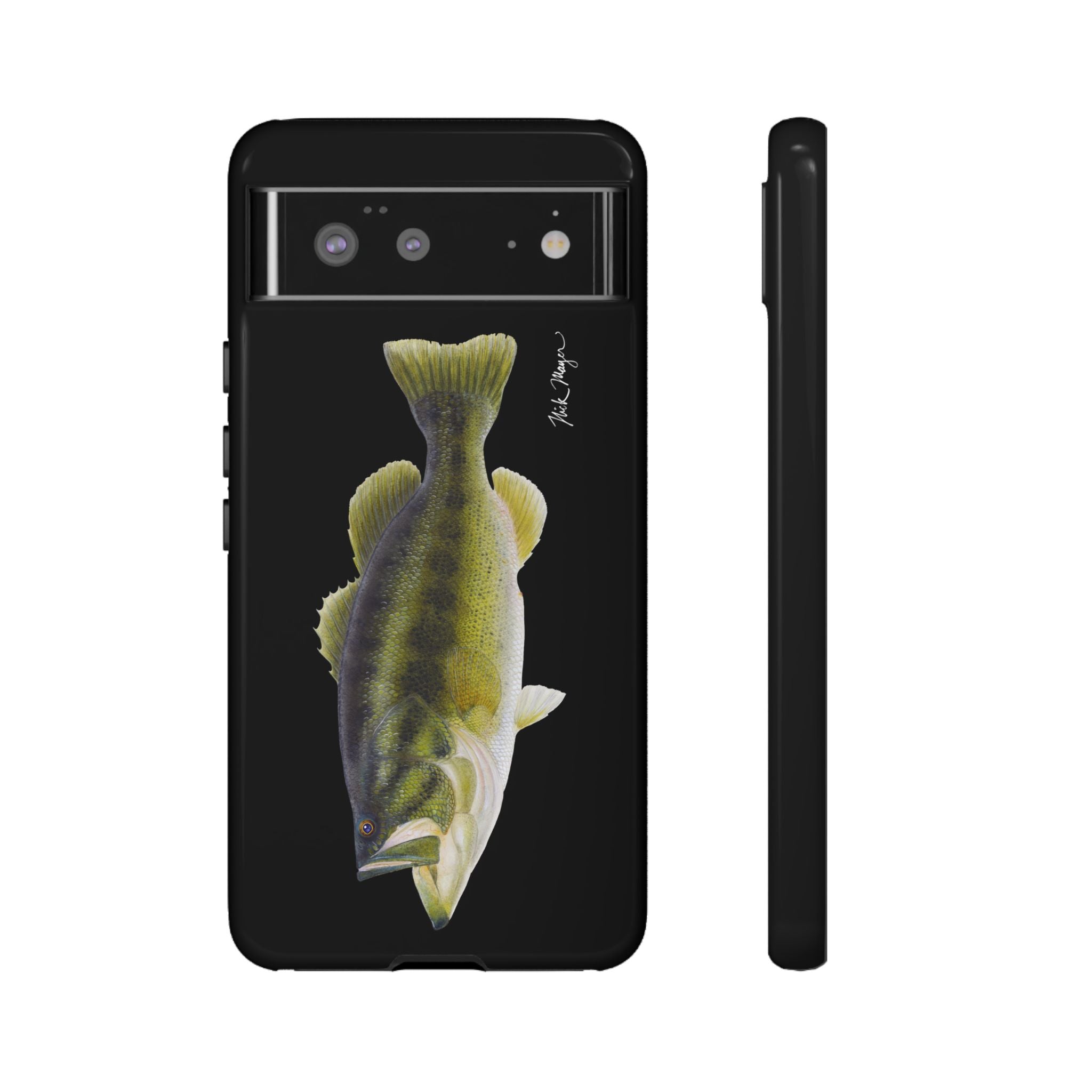 Largemouth Bass Black Phone Case (Samsung)