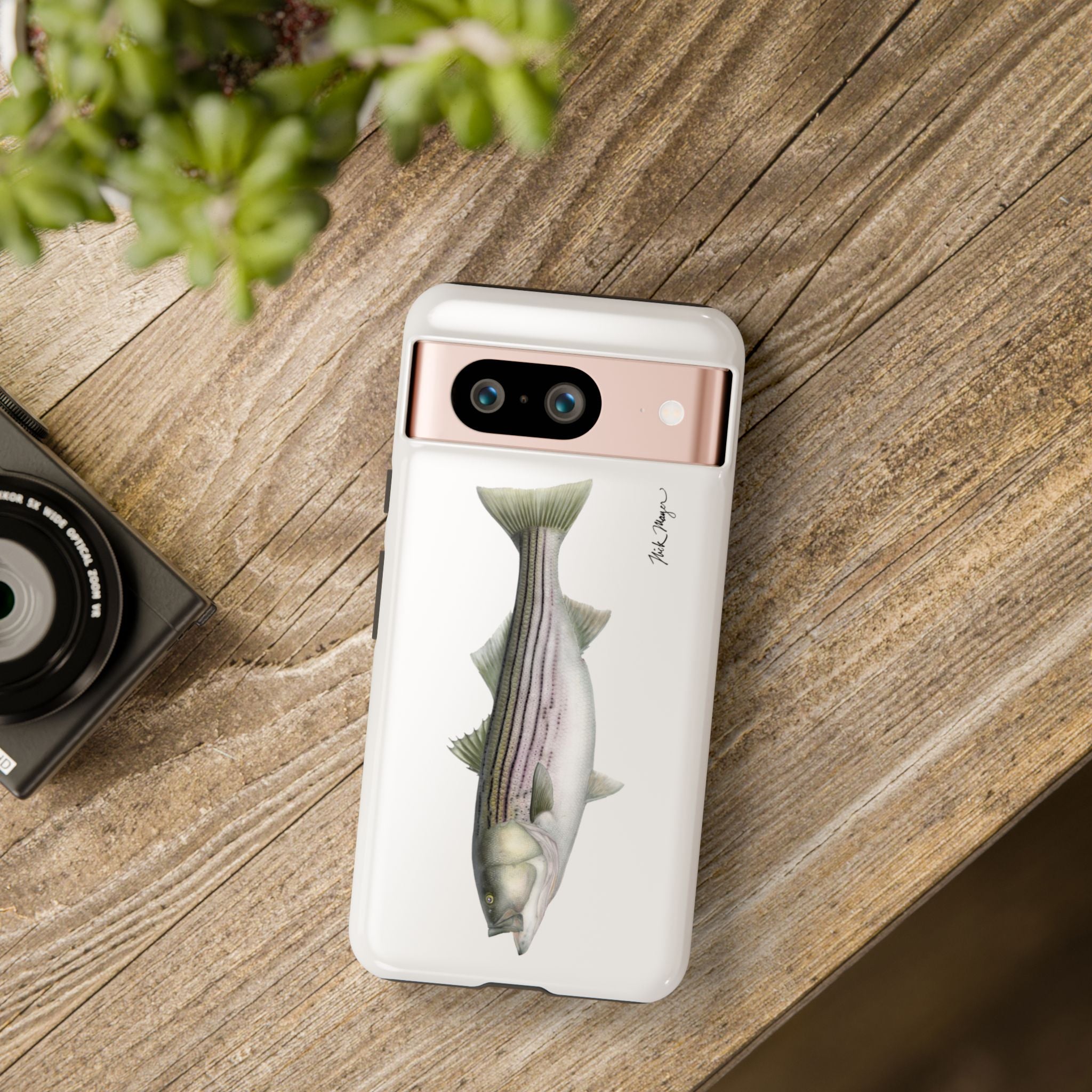 30 lb Striper White Phone Case (Samsung)