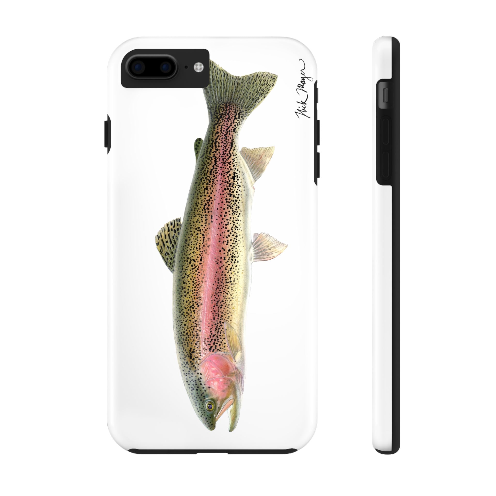 Rainbow Trout White Phone Case (iPhone)