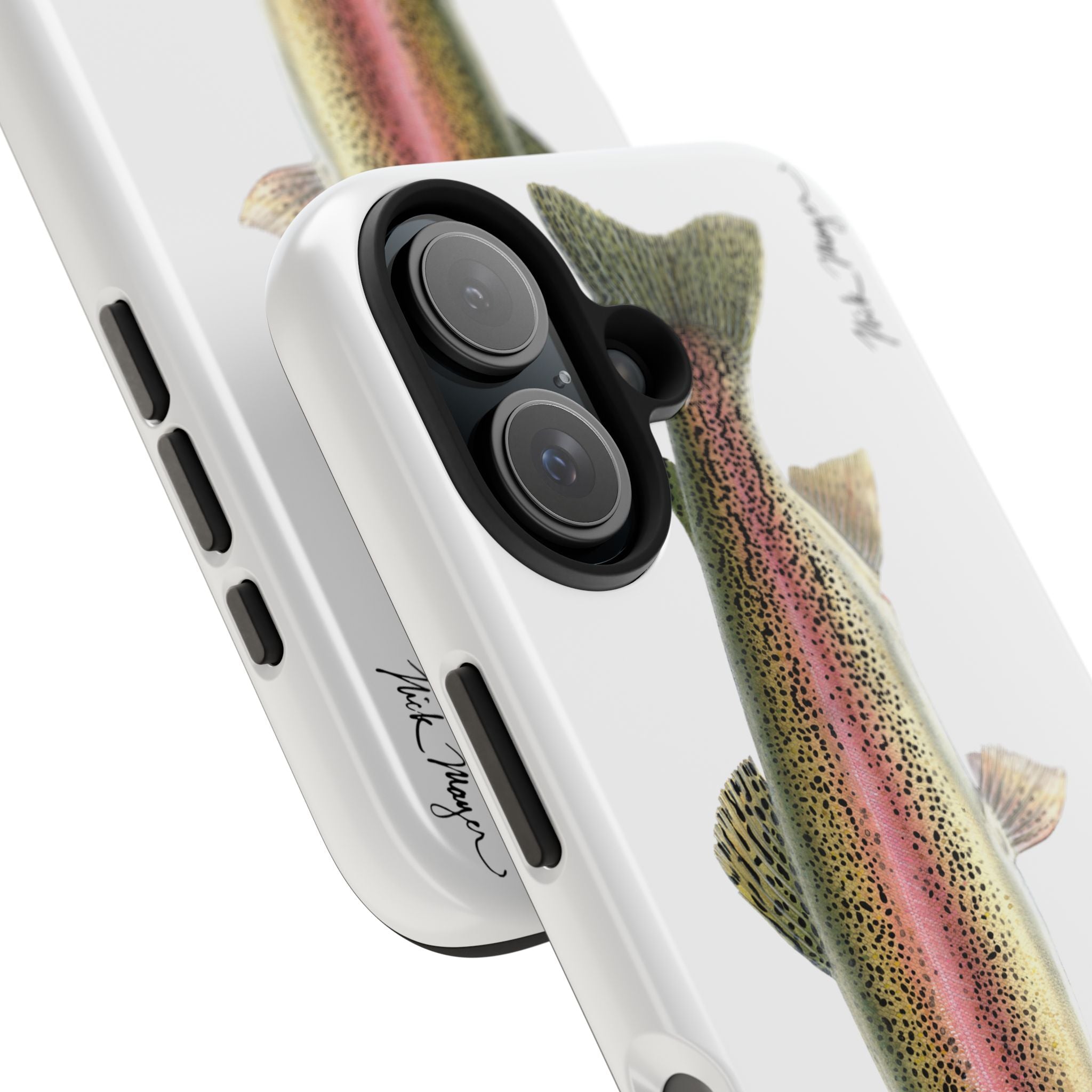 Rainbow Trout White Phone Case (iPhone)