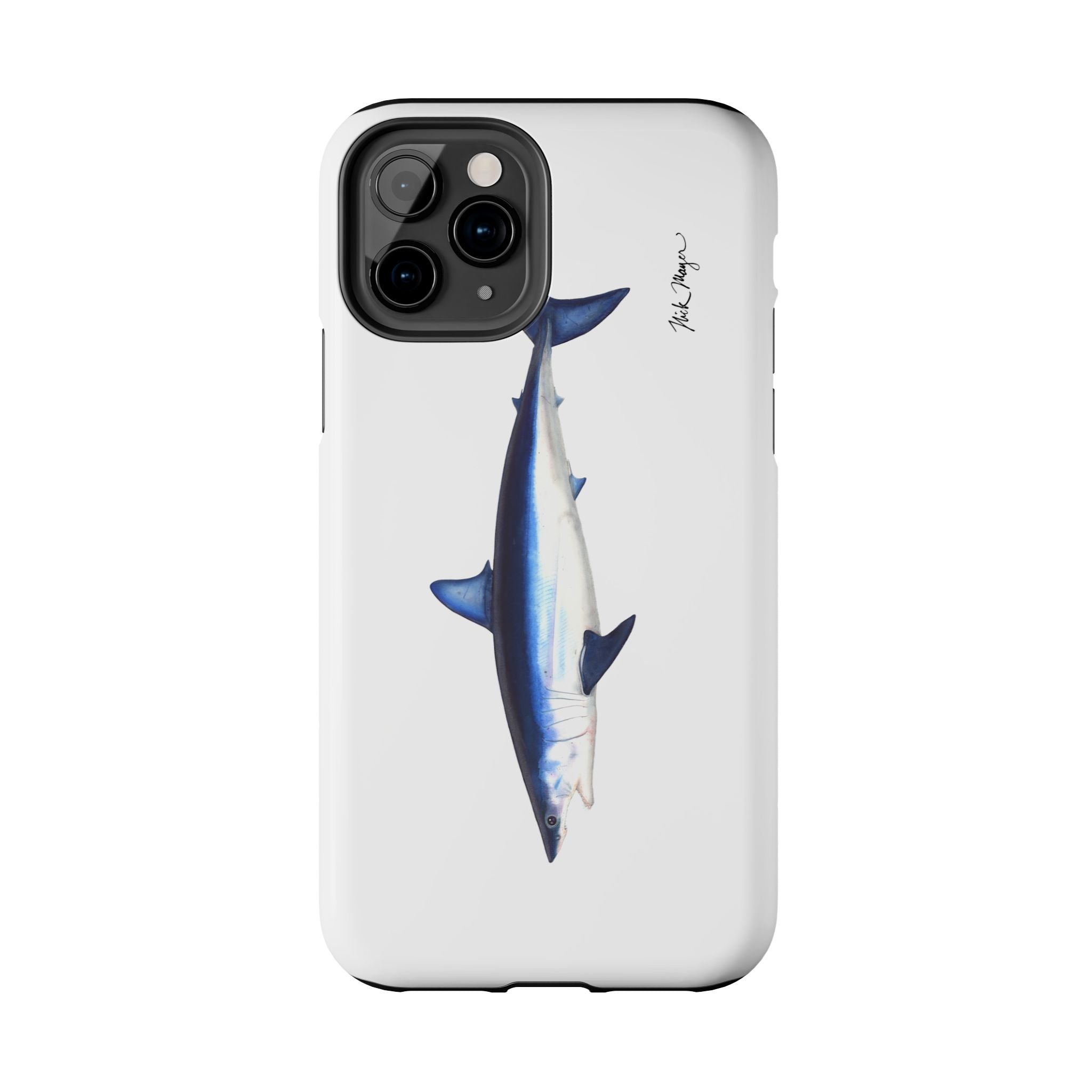 Mako Shark White Phone Case (iPhone)