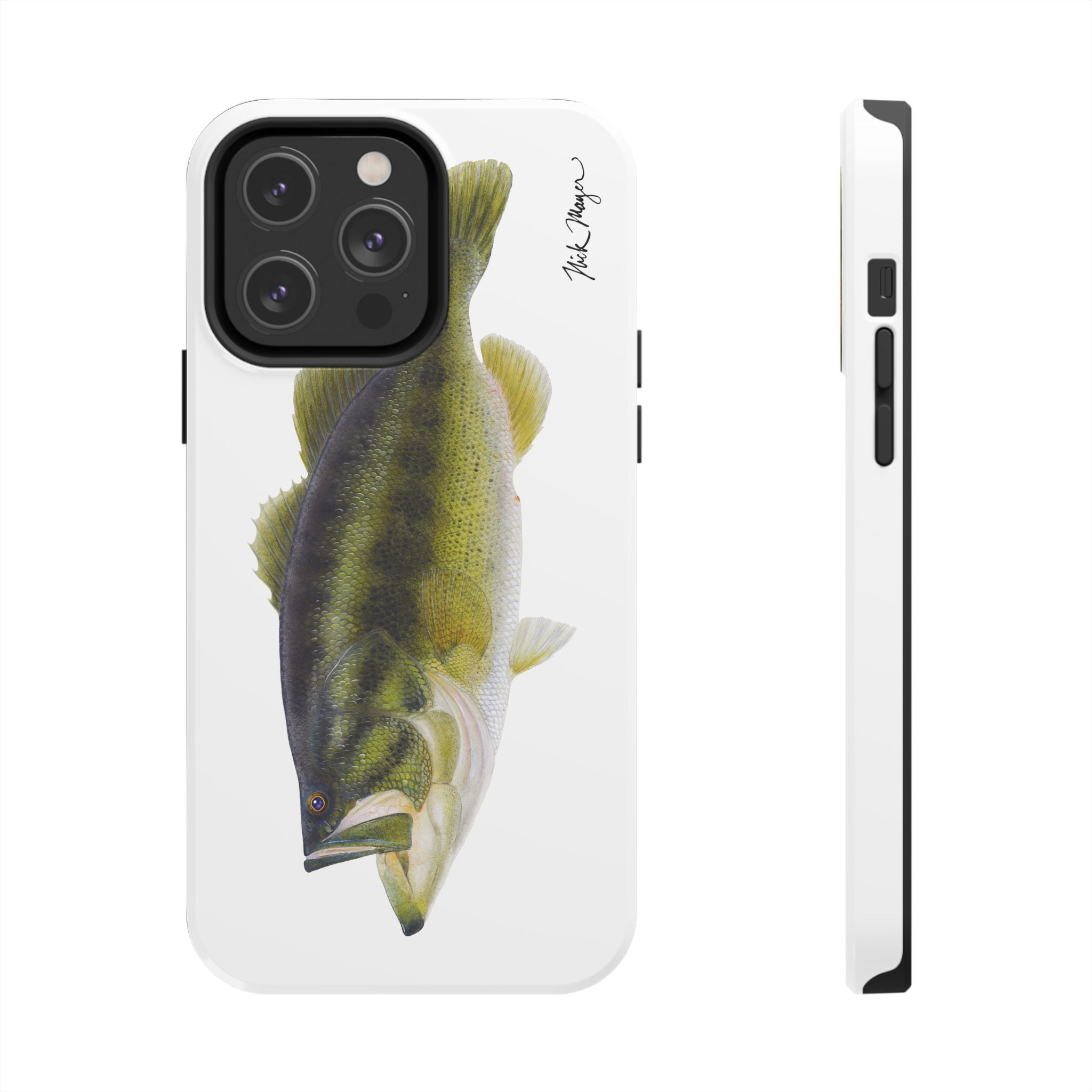 Largemouth Bass White Phone Case (iPhone)