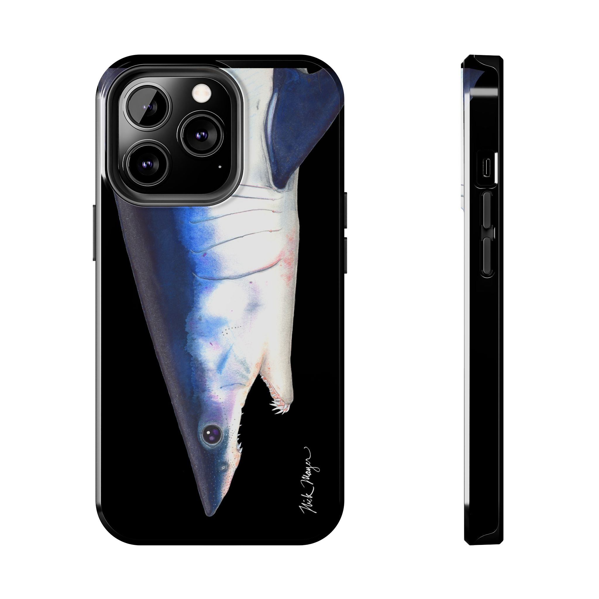 Mako Shark Face Black Case (iPhone)