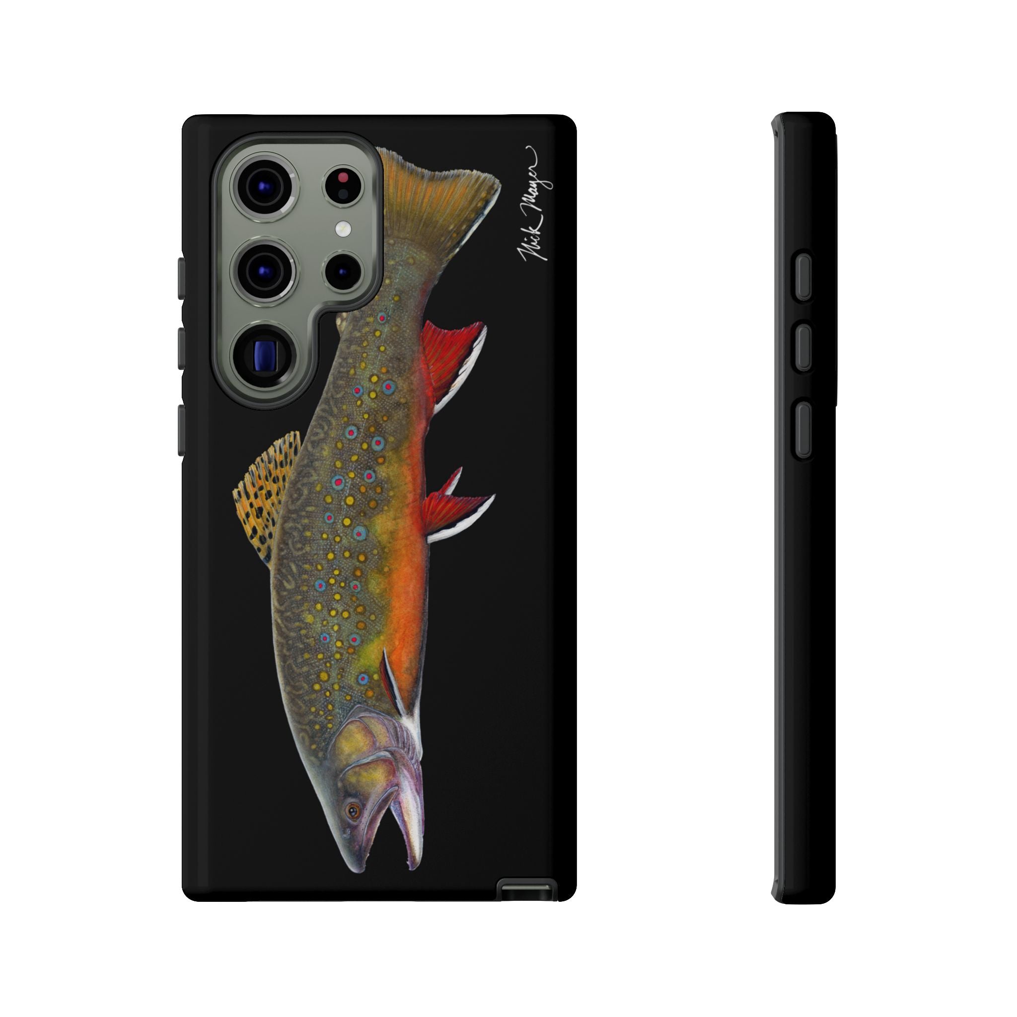 Brook Trout Black Phone Case (Samsung)