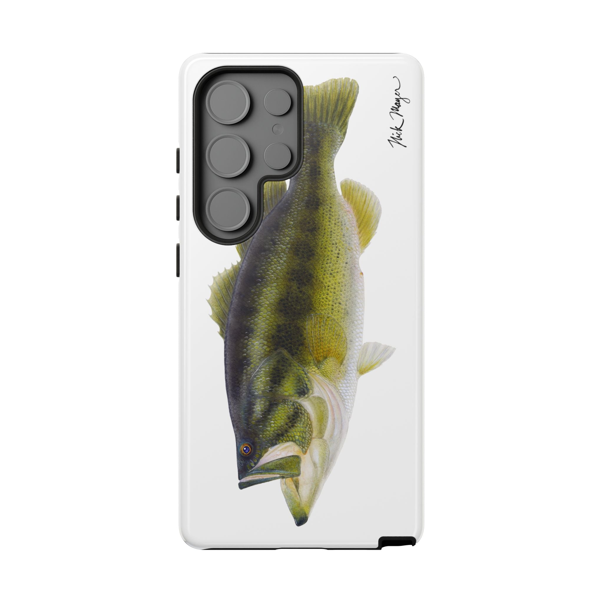 Largemouth Bass White Phone Case (Samsung)