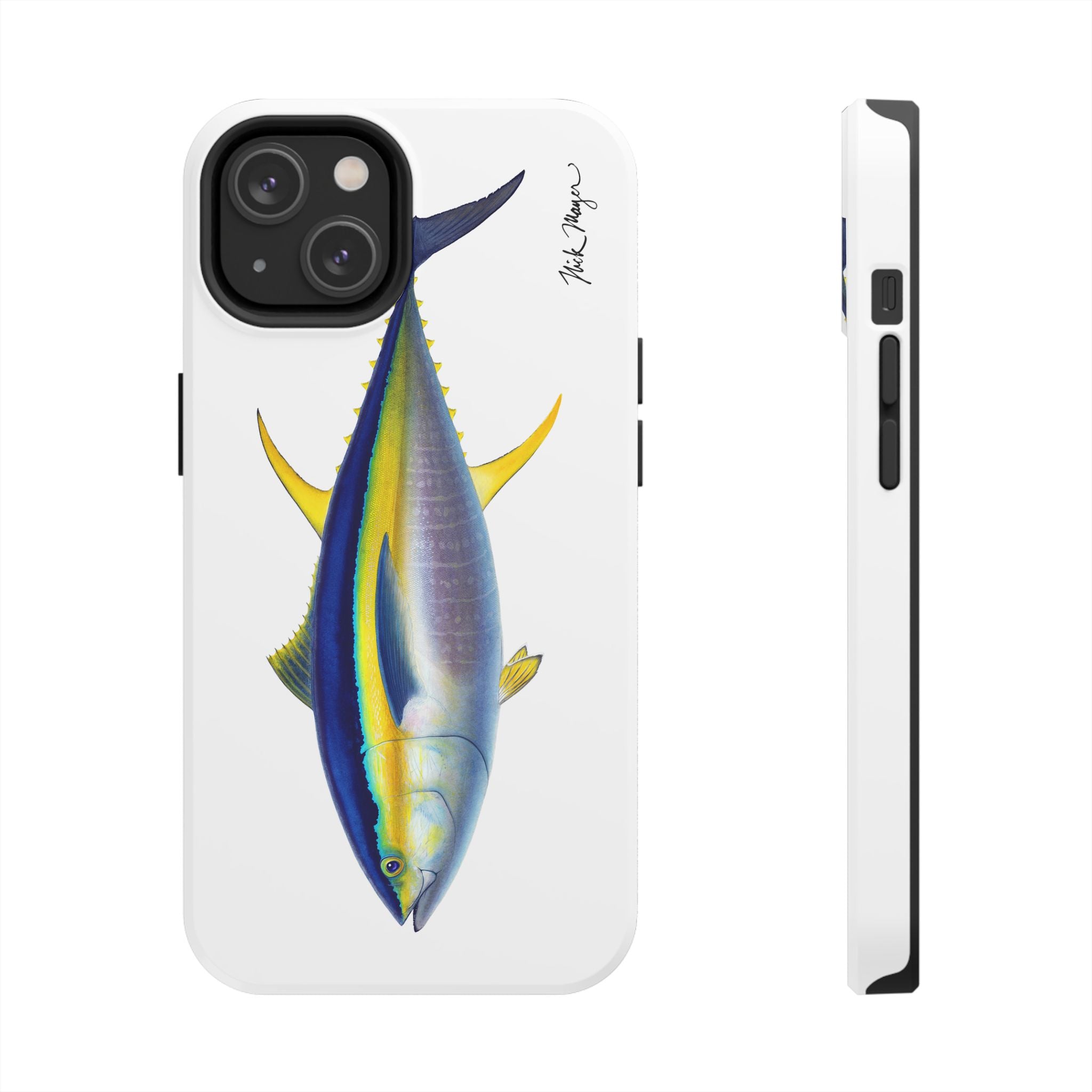 Yellowfin Tuna White Phone Case (iPhone)