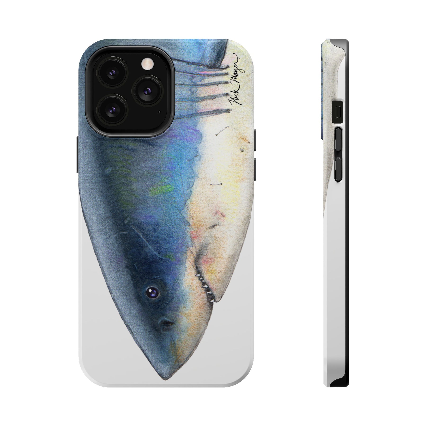 Great White Shark Face MagSafe iPhone Case