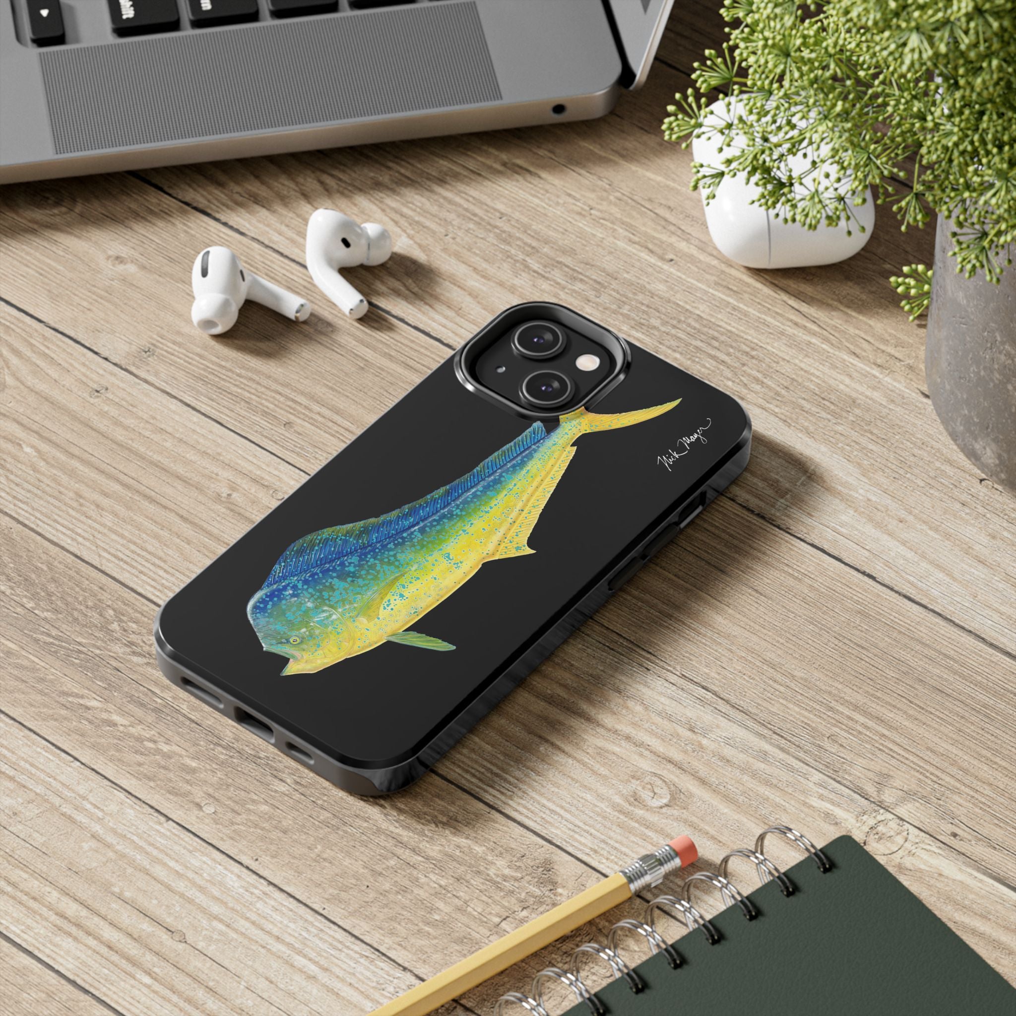 Bull Mahi Black Phone Case (iPhone)