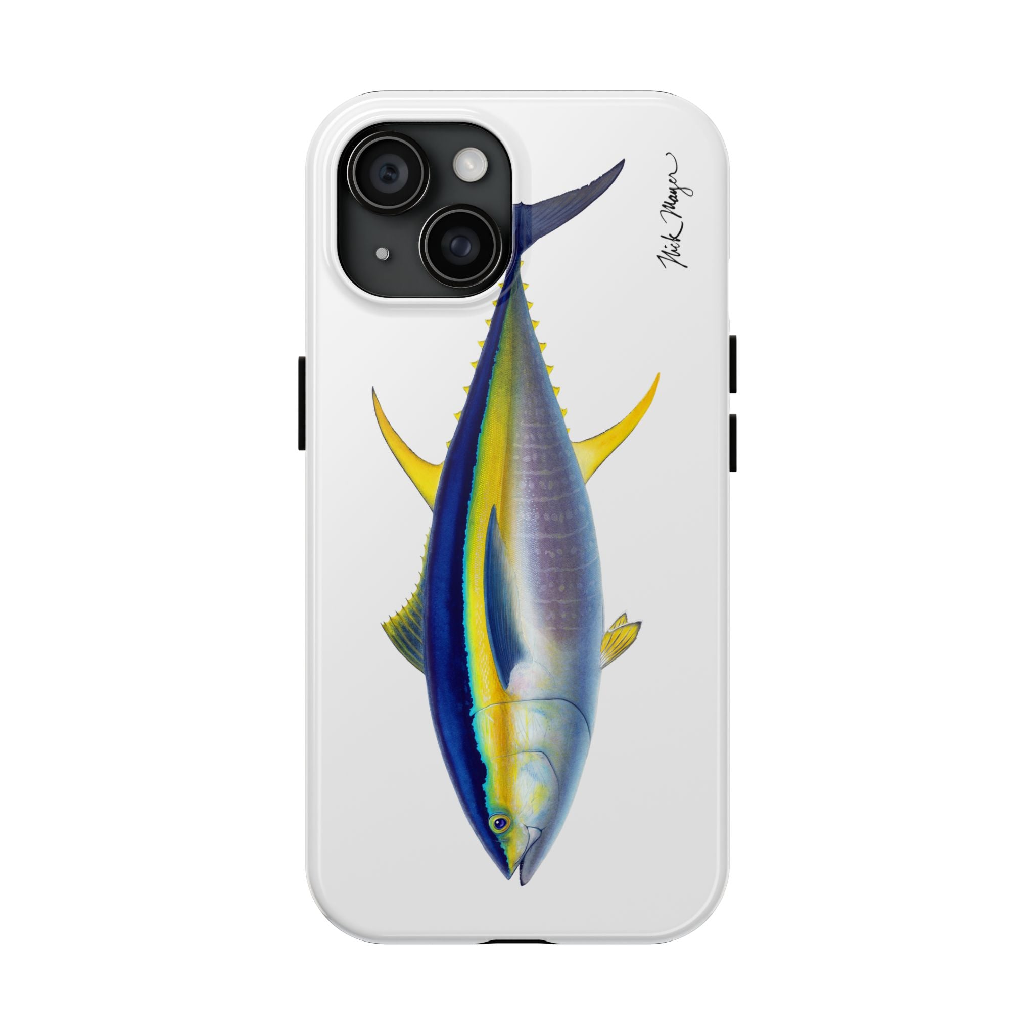 Yellowfin Tuna White Phone Case (iPhone)