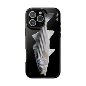 Schoolie Striper MagSafe Black iPhone Case