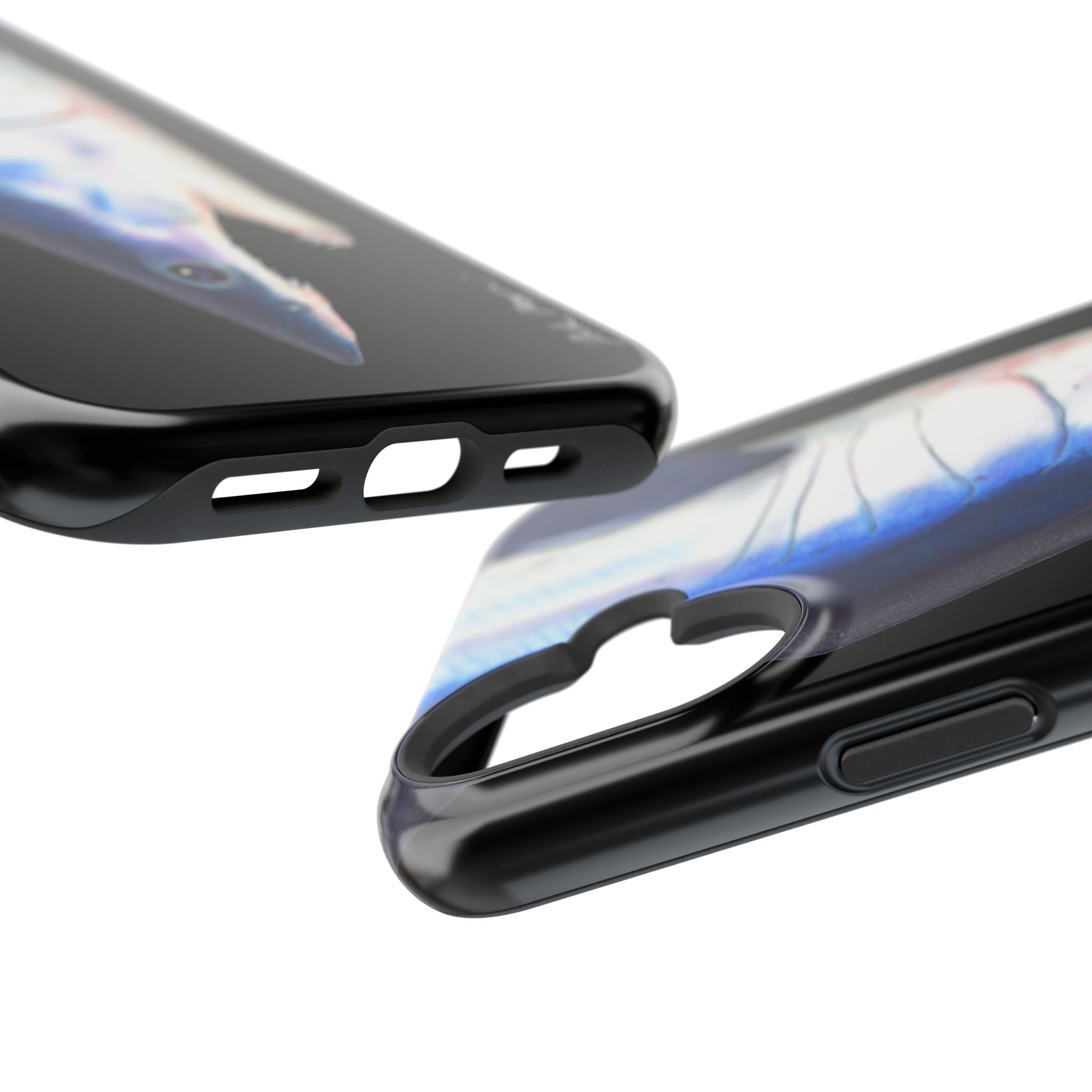 Mako Shark Face MagSafe Black iPhone Case