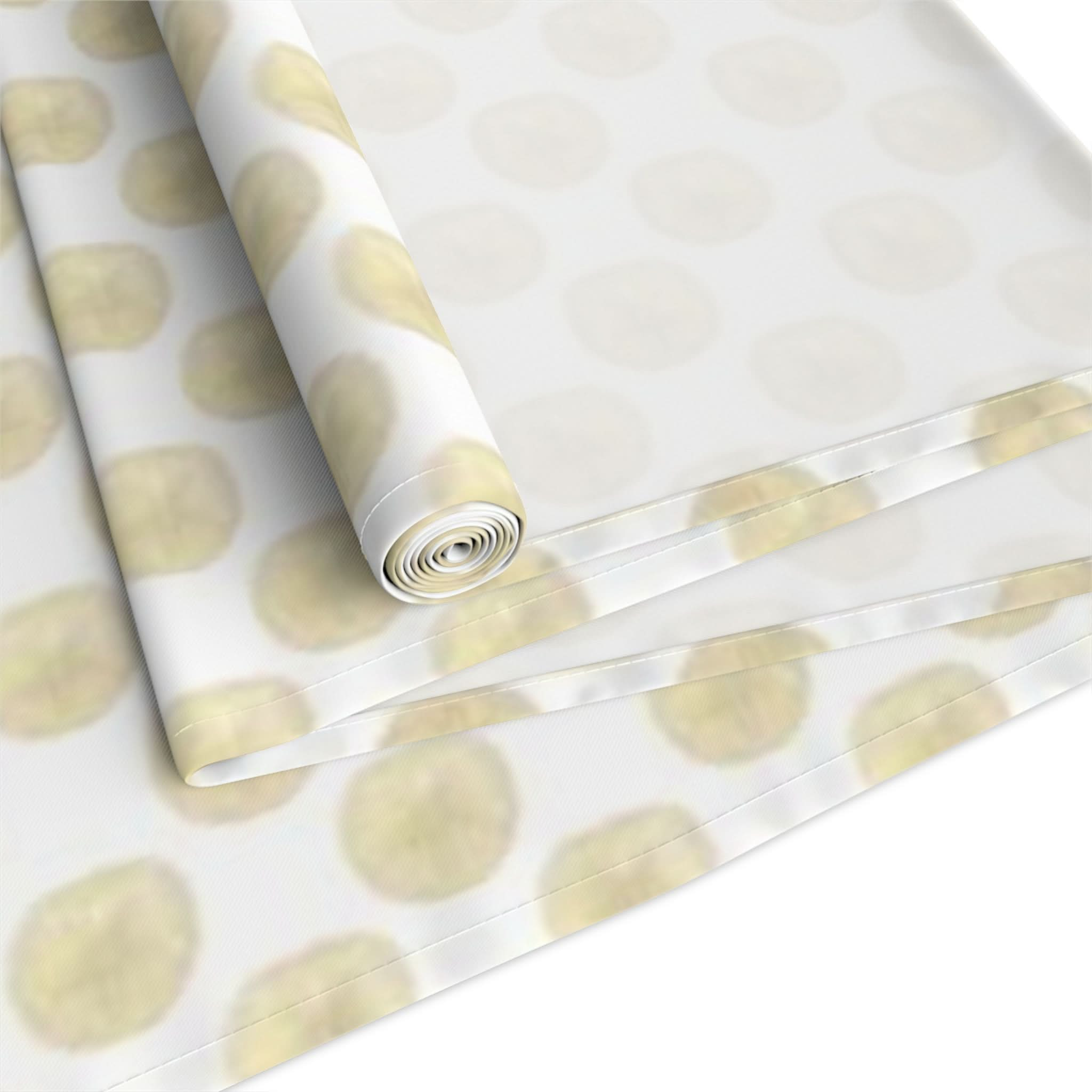 Ivory Sand Dollars I, Cotton Table Runner