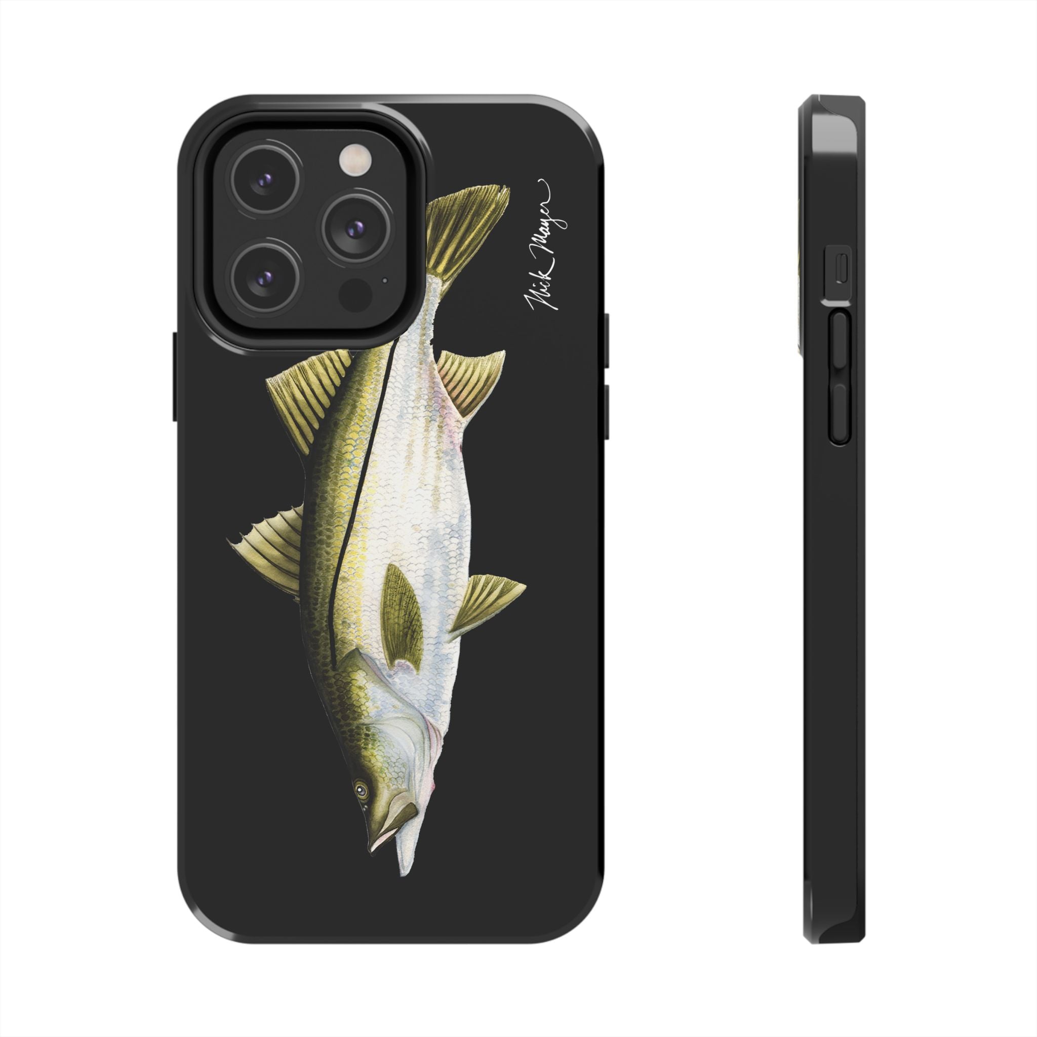 Snook Black Phone Case (iPhone)