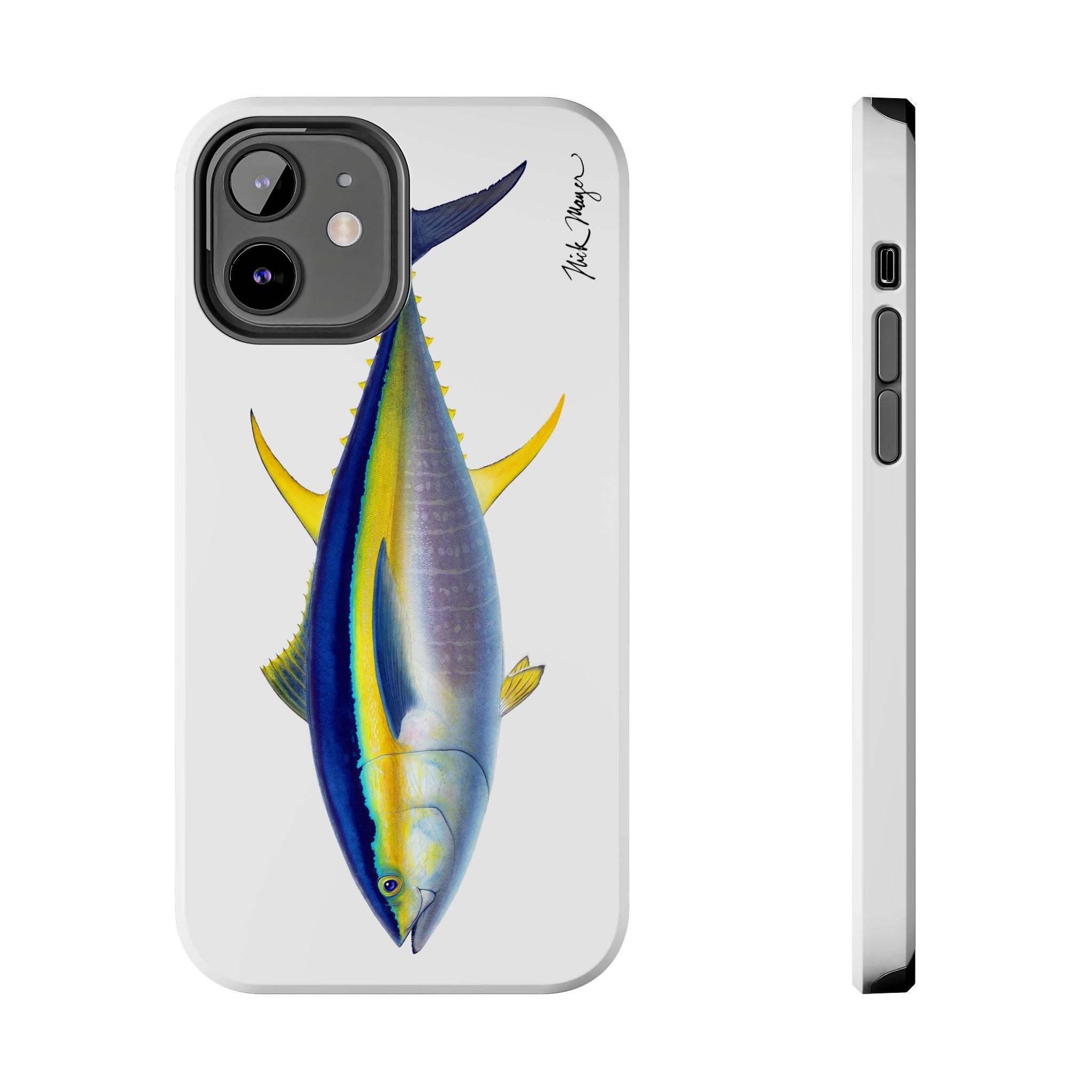 Yellowfin Tuna White Phone Case (iPhone)