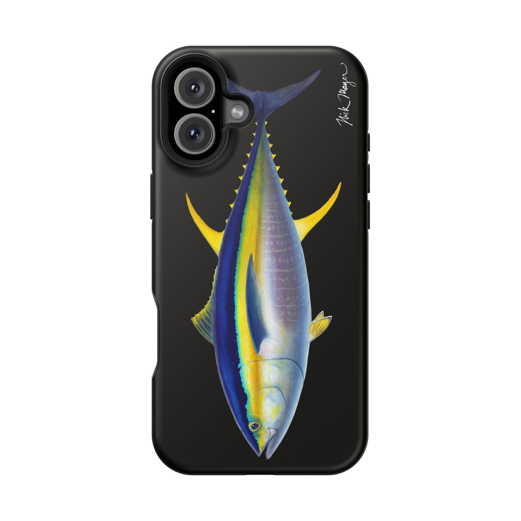 Yellowfin Tuna MagSafe Black iPhone Case