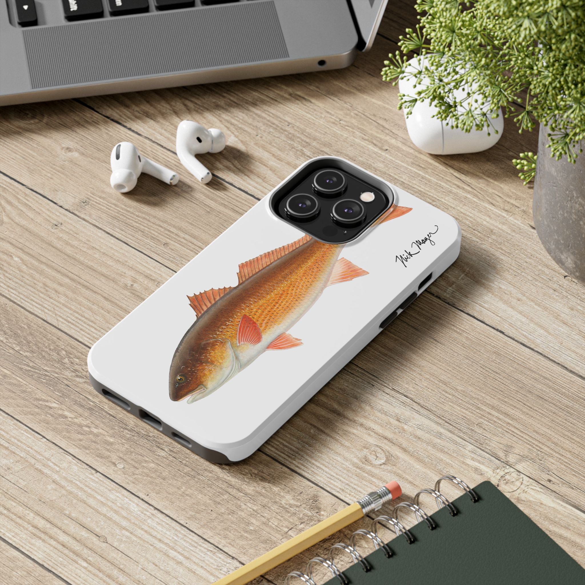 Redfish White Phone Case (iPhone)