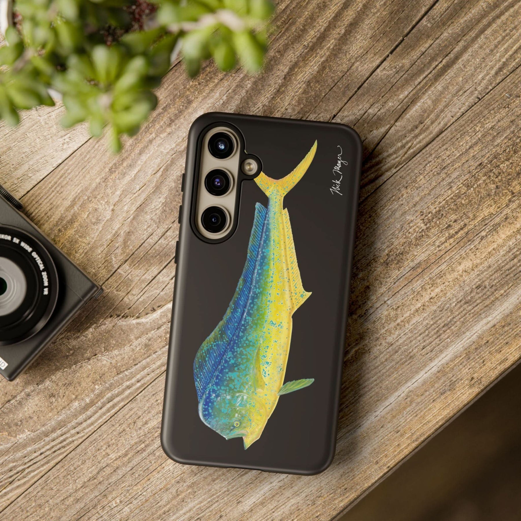 Bull Mahi Black Phone Case (iPhone 16 & Samsung)