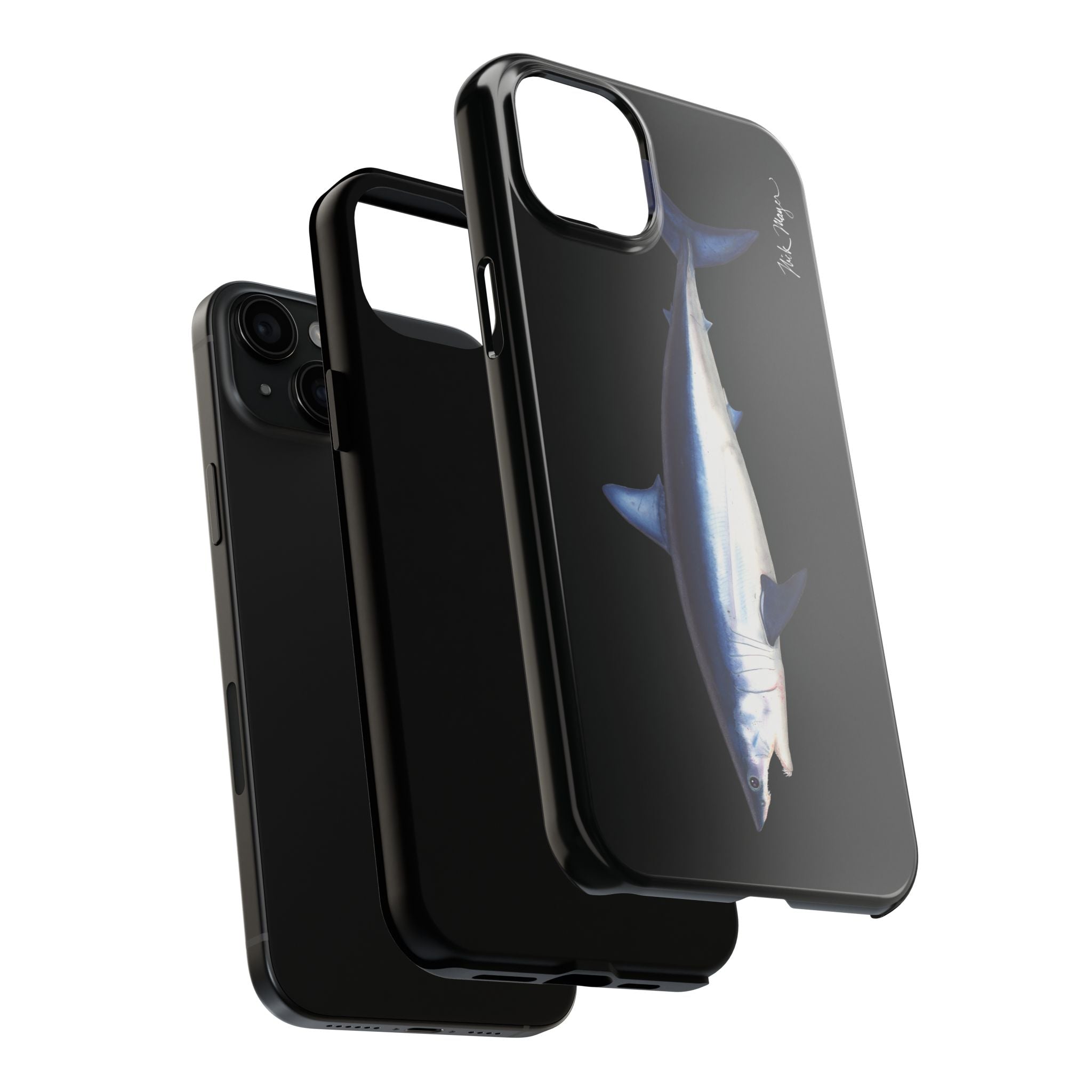 Mako Shark Black iPhone Case