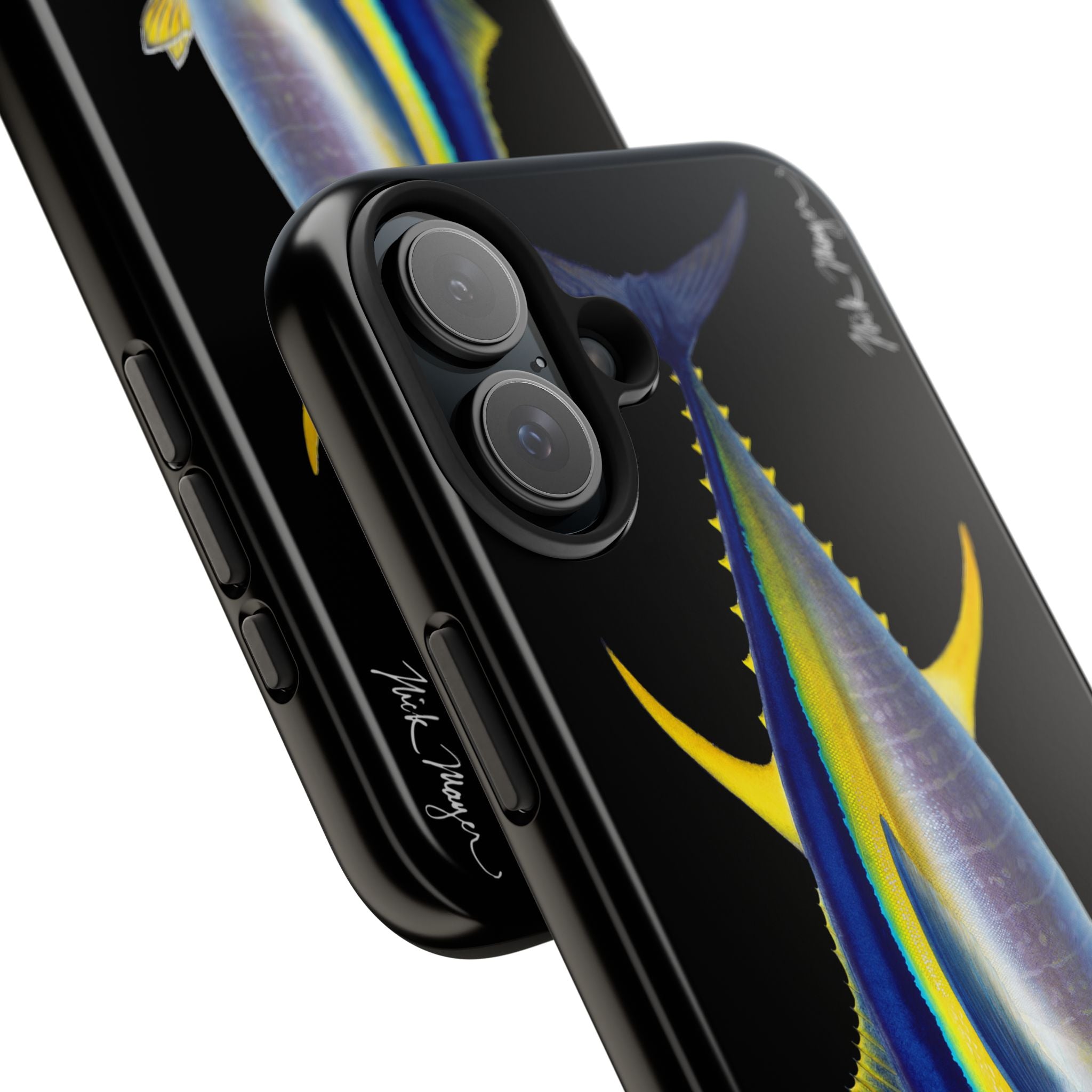 Yellowfin Tuna Black Phone Case (iPhone)