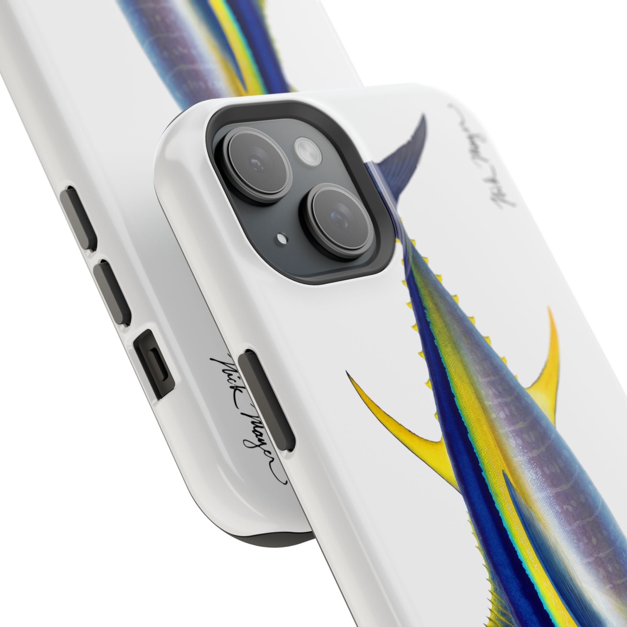 Yellowfin Tuna MagSafe White iPhone Case