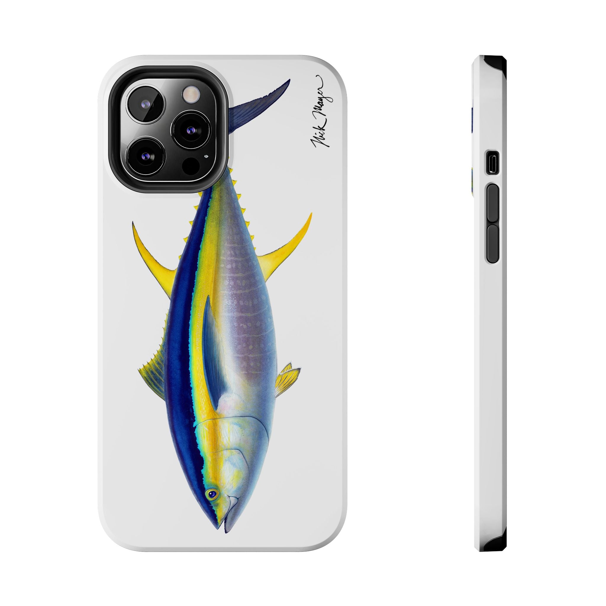 Yellowfin Tuna White Phone Case (iPhone)