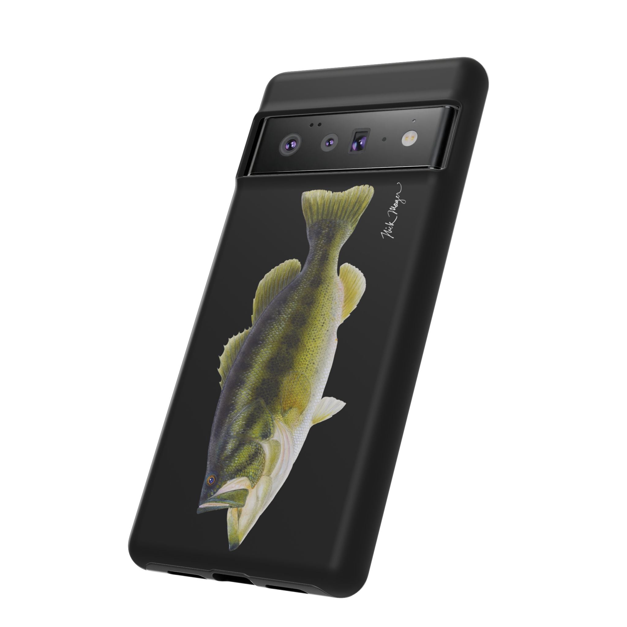 Largemouth Bass Black Phone Case (Samsung)