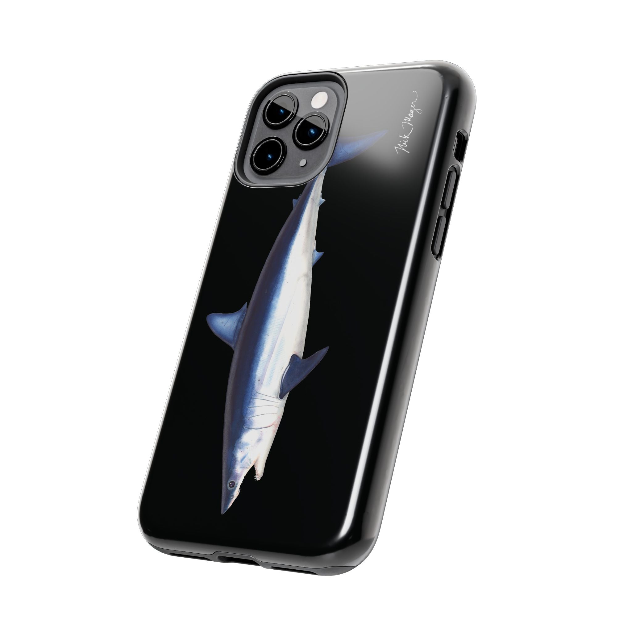 Mako Shark Black iPhone Case