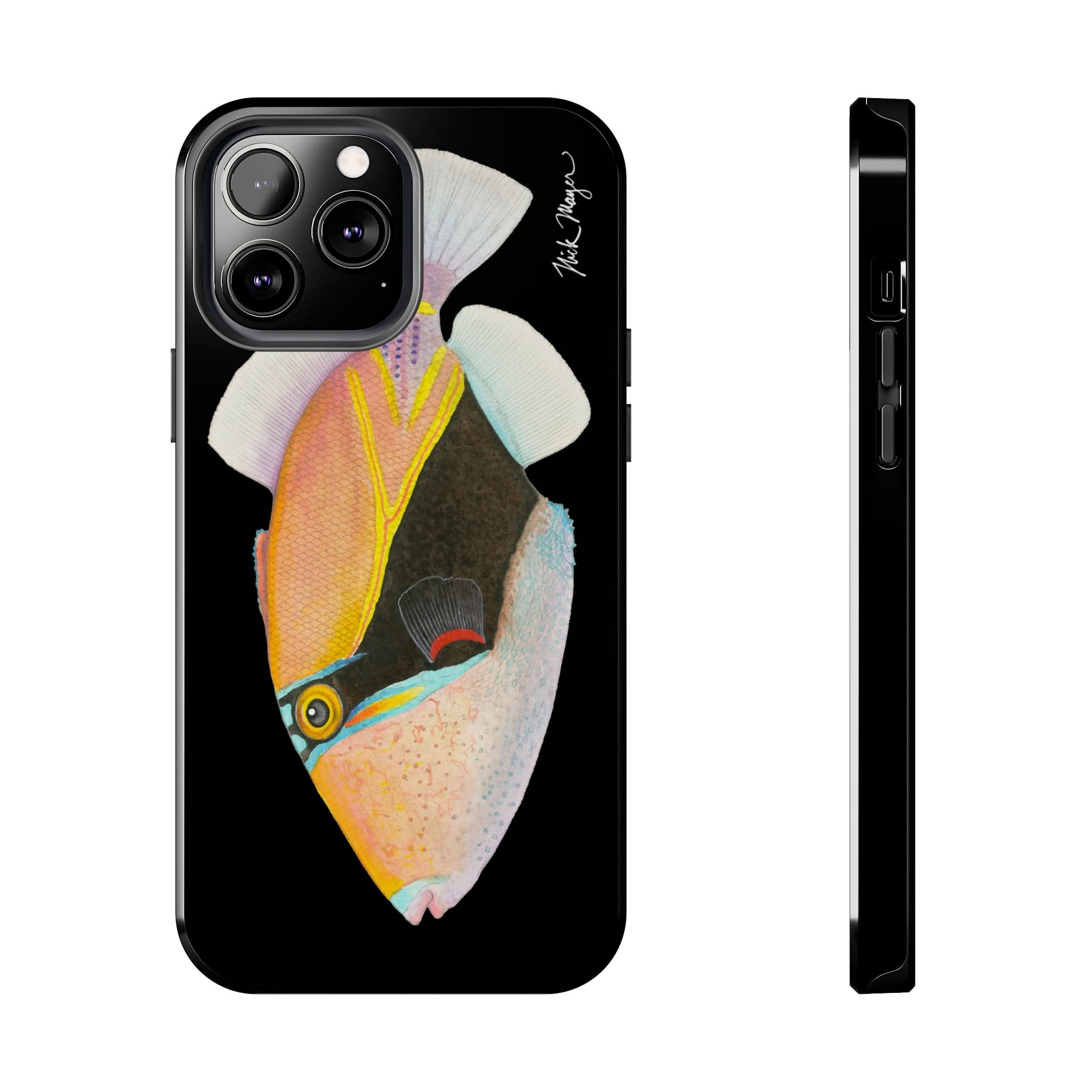 Humuhumunukunukuapua'a Black Phone Case (iPhone)