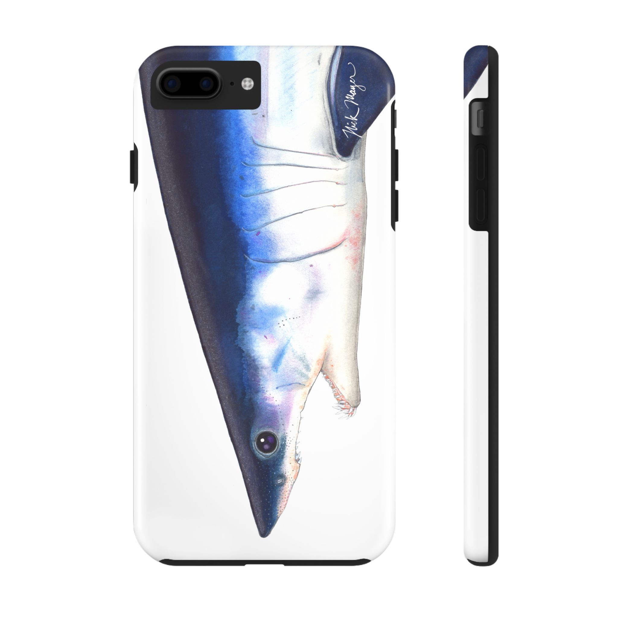 Mako Shark Face White Phone Case (iPhone)