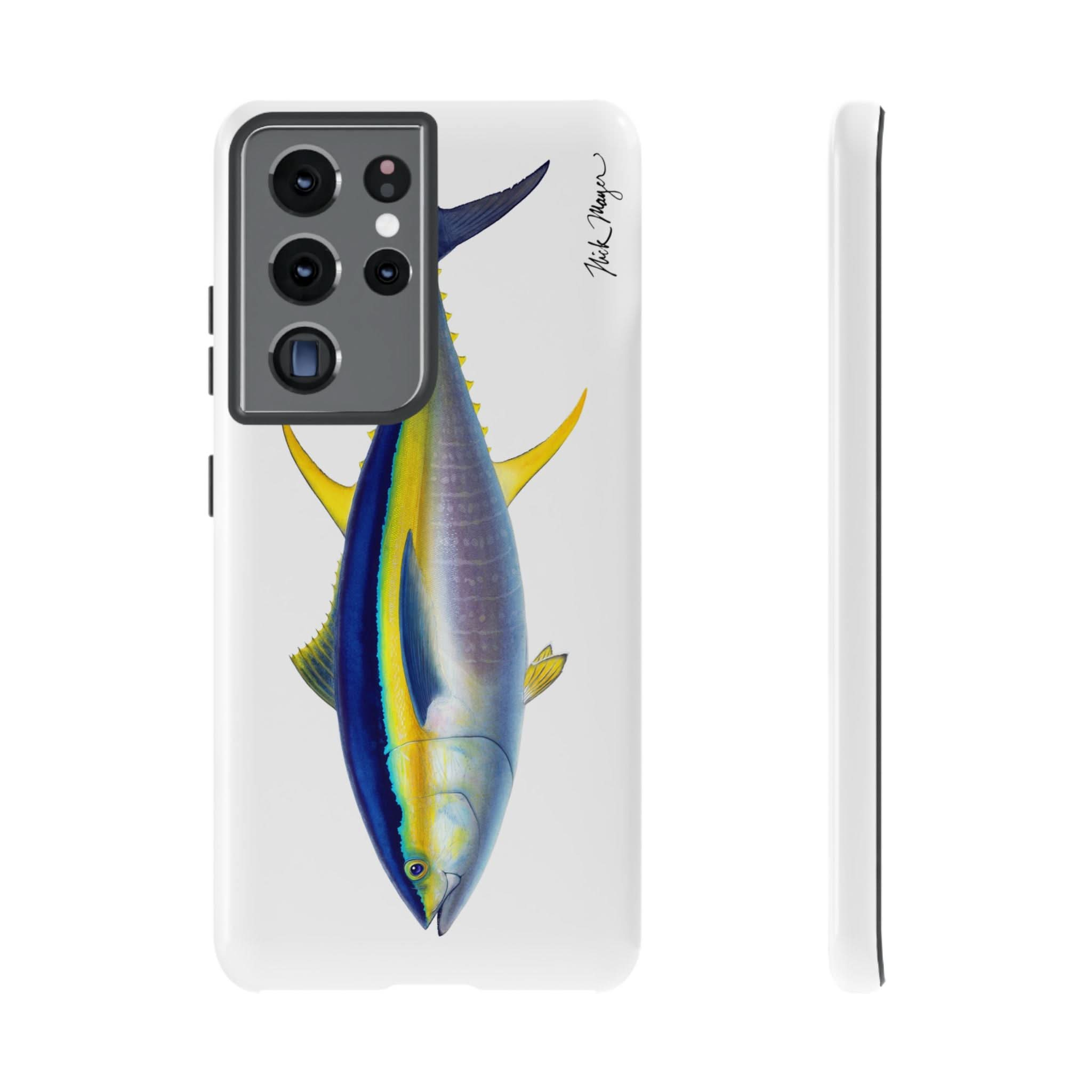 Yellowfin Tuna White Phone Case (Samsung)