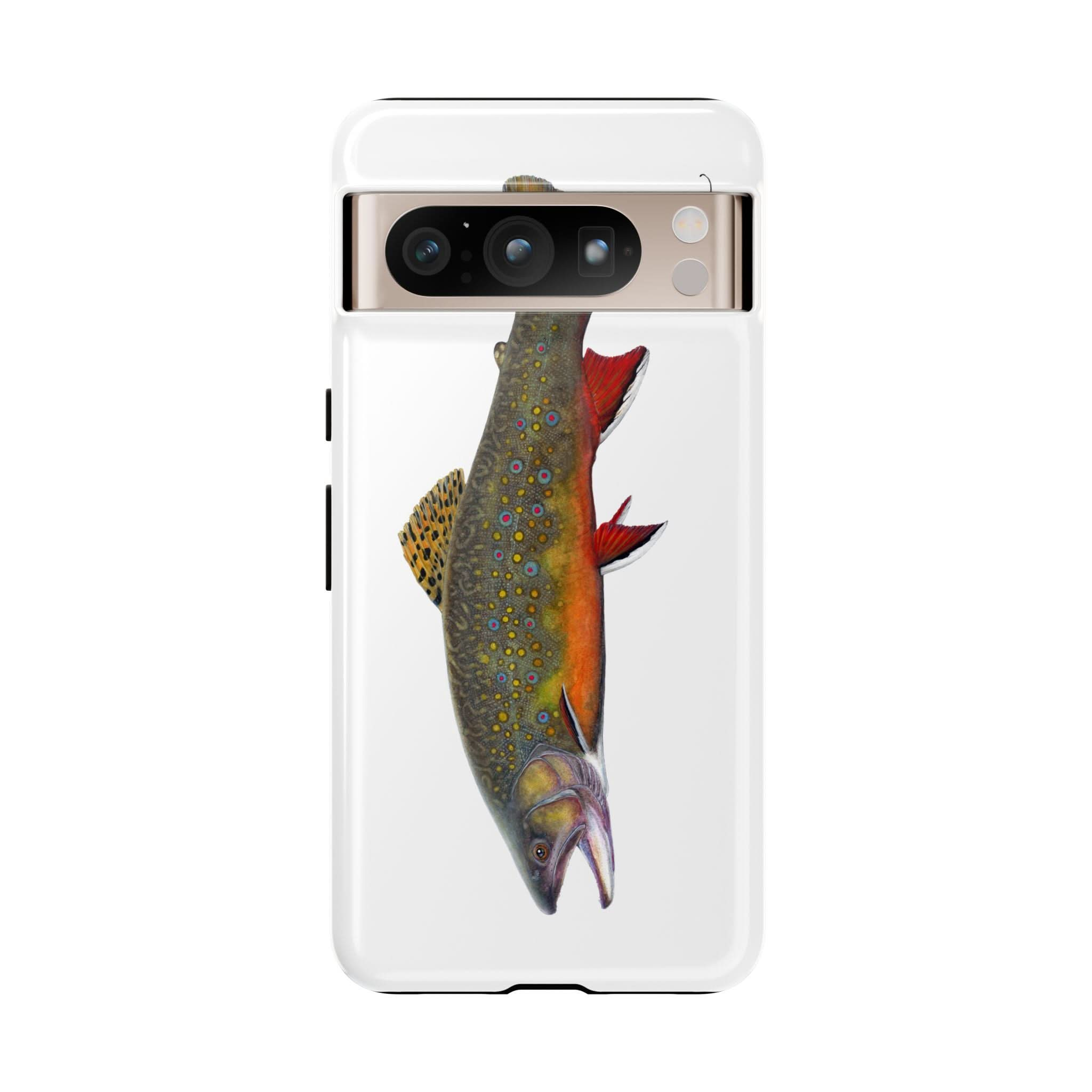 Brook Trout White Phone Case (Samsung)