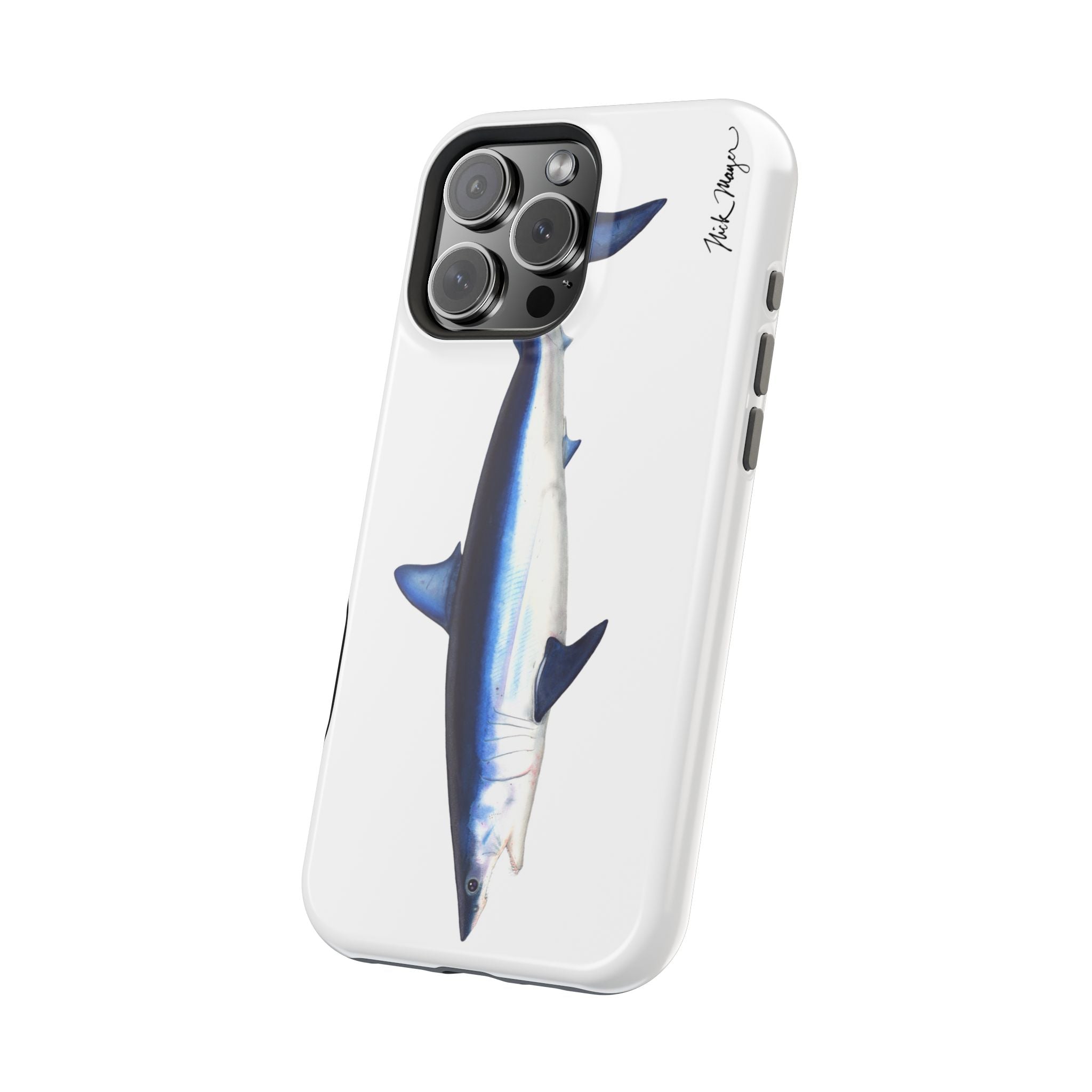 Mako Shark MagSafe White iPhone Case