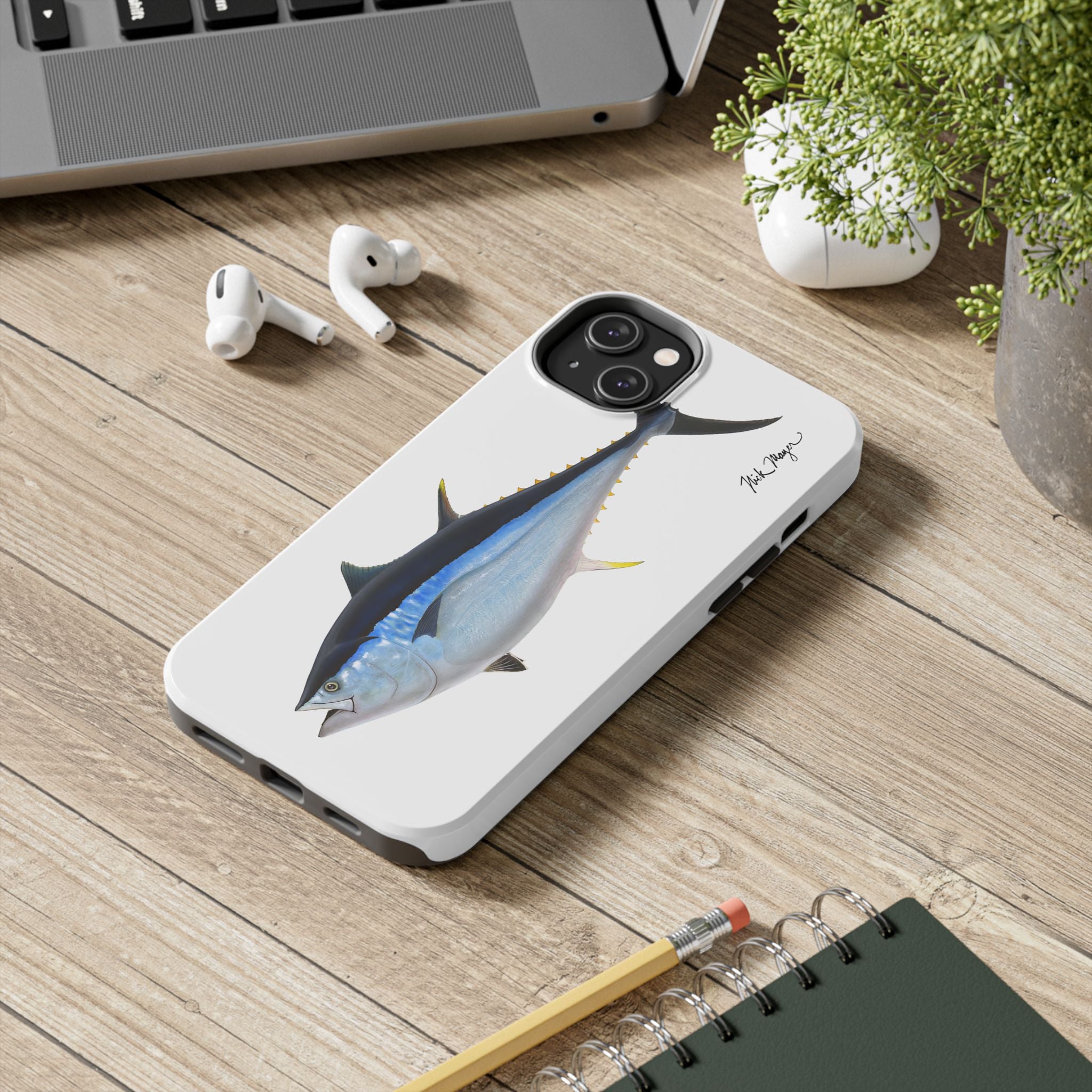 Giant Bluefin II White Phone Case (iPhone)