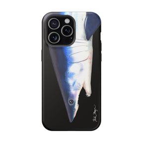 Mako Shark Face MagSafe Black iPhone Case