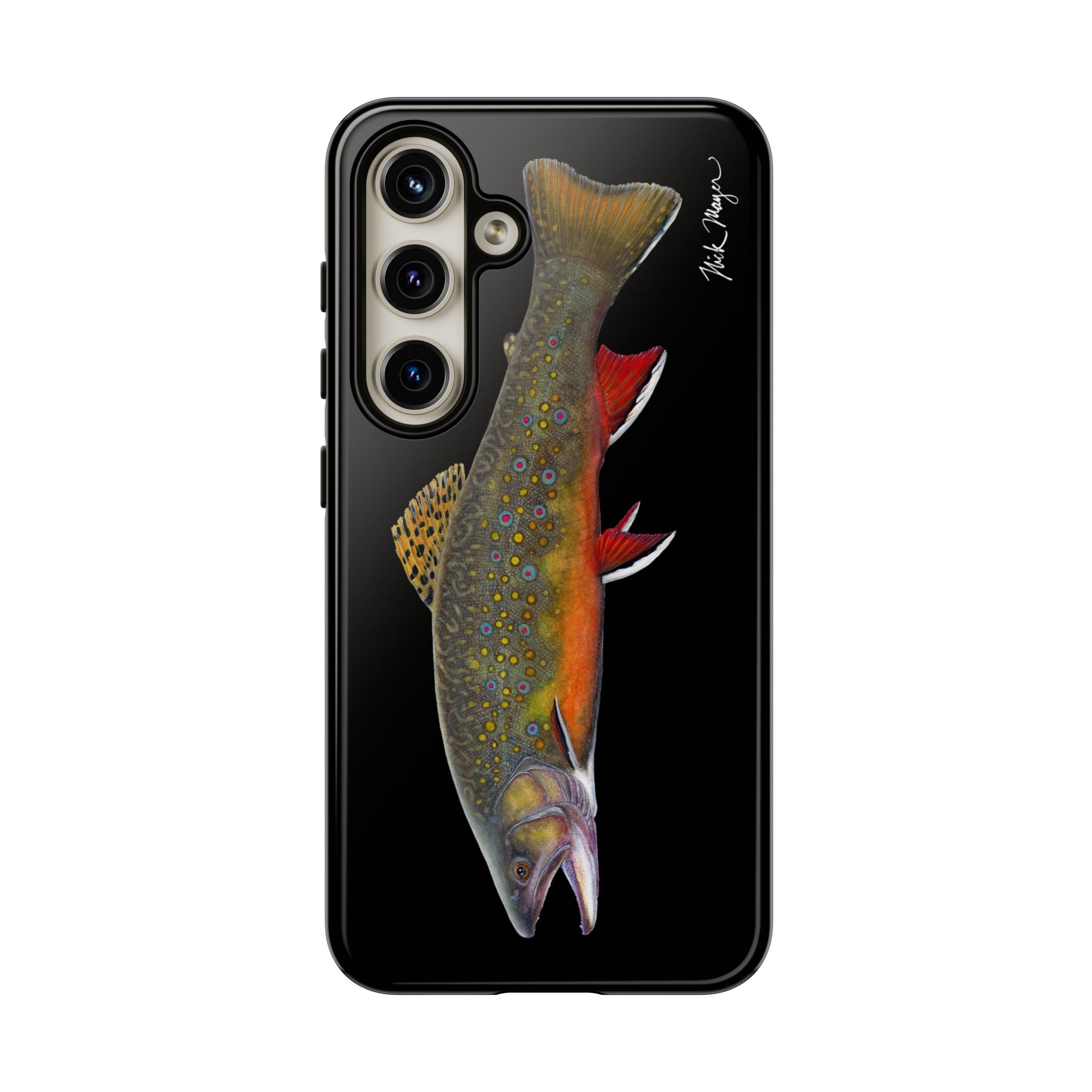 Brook Trout Black Phone Case (Samsung)