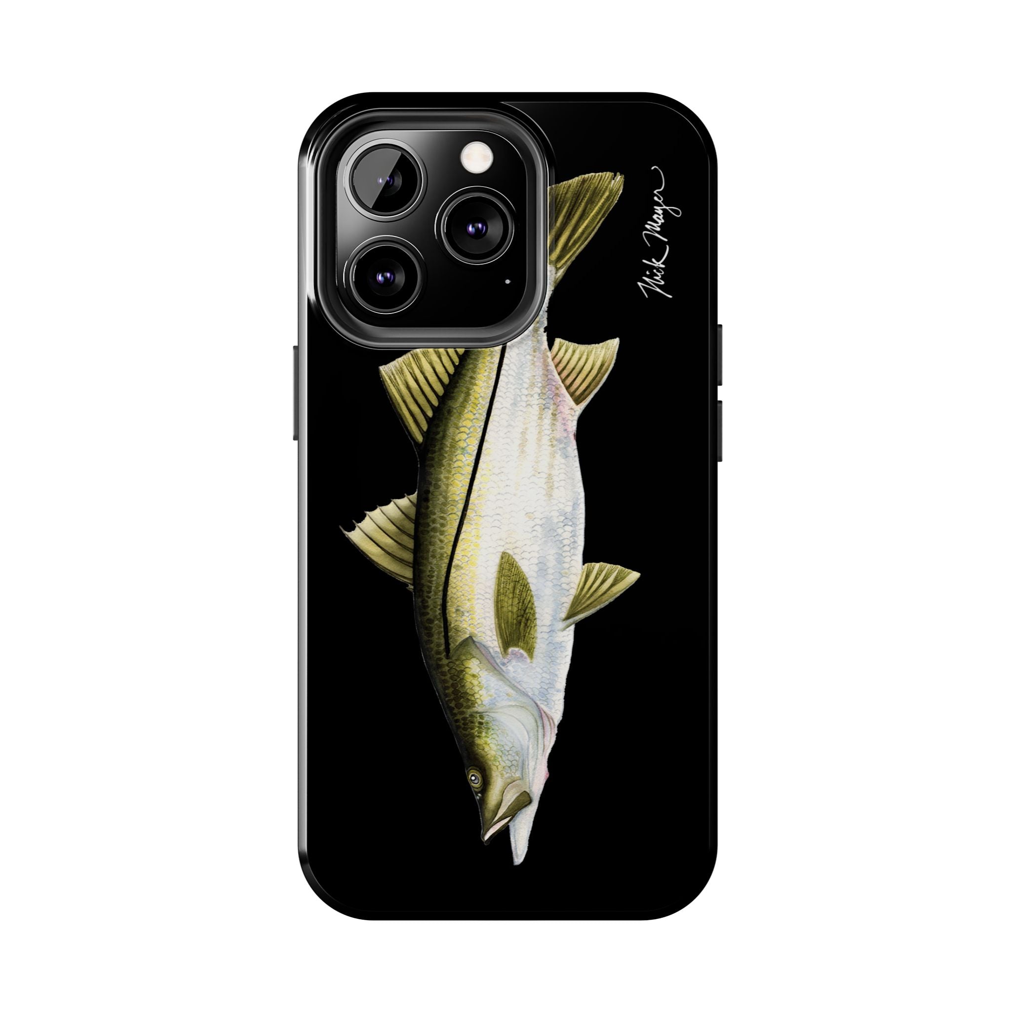 Snook Black Phone Case (iPhone)