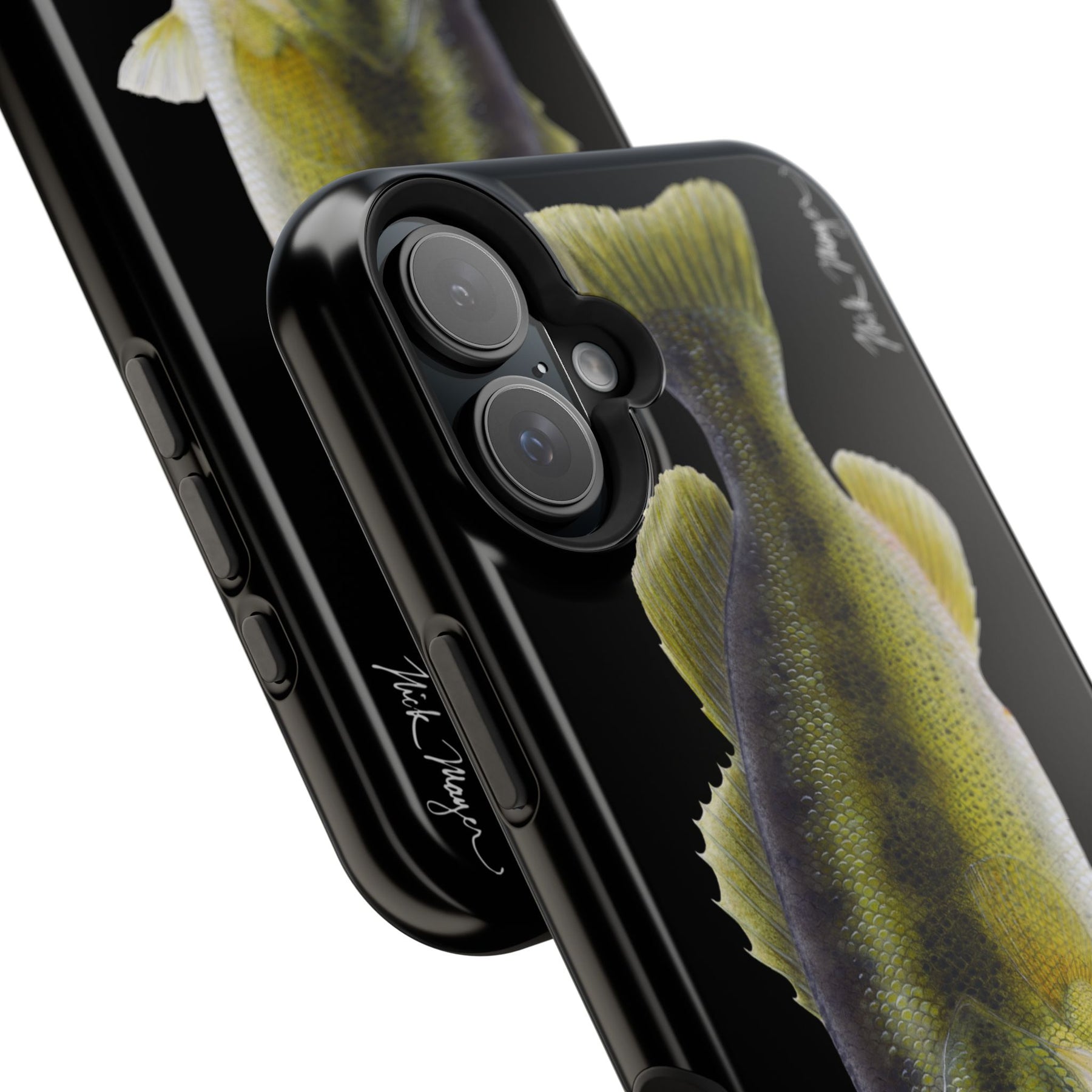 Largemouth Bass MagSafe Black iPhone Case