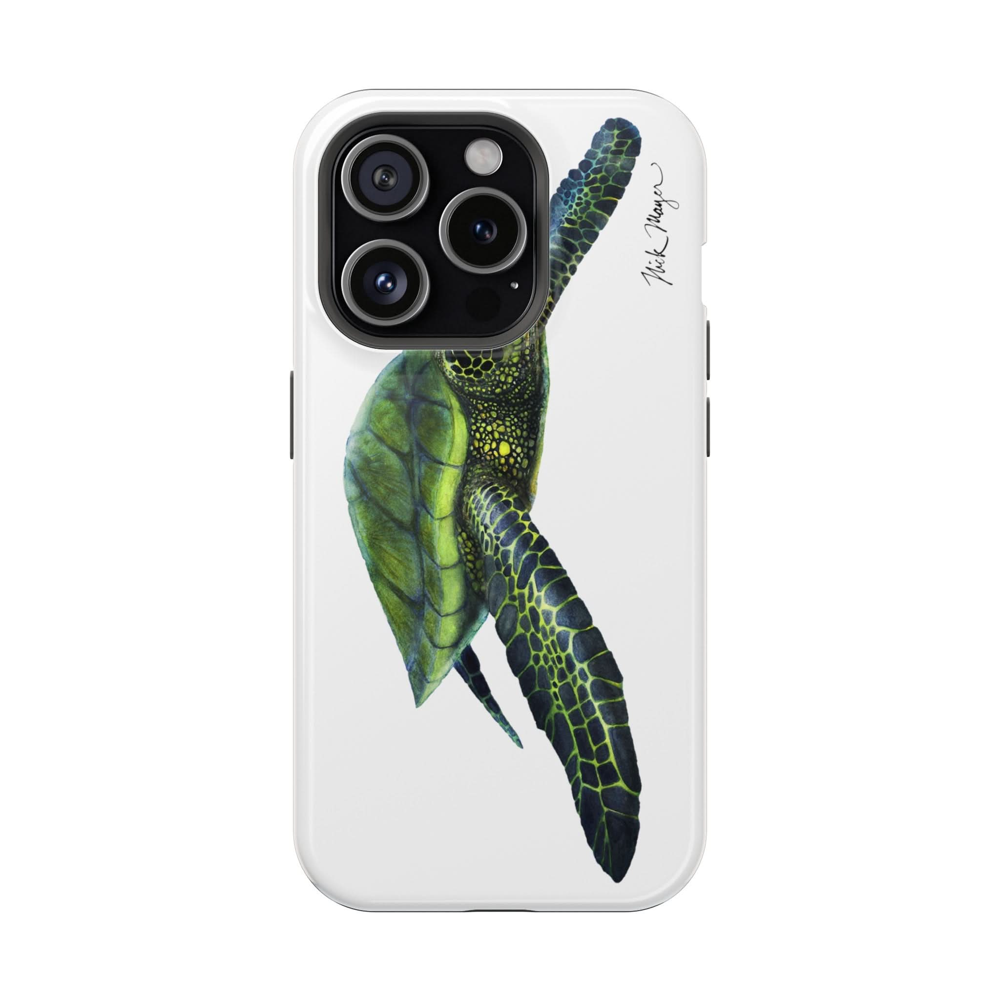 Green Sea Turtle MagSafe iPhone Case